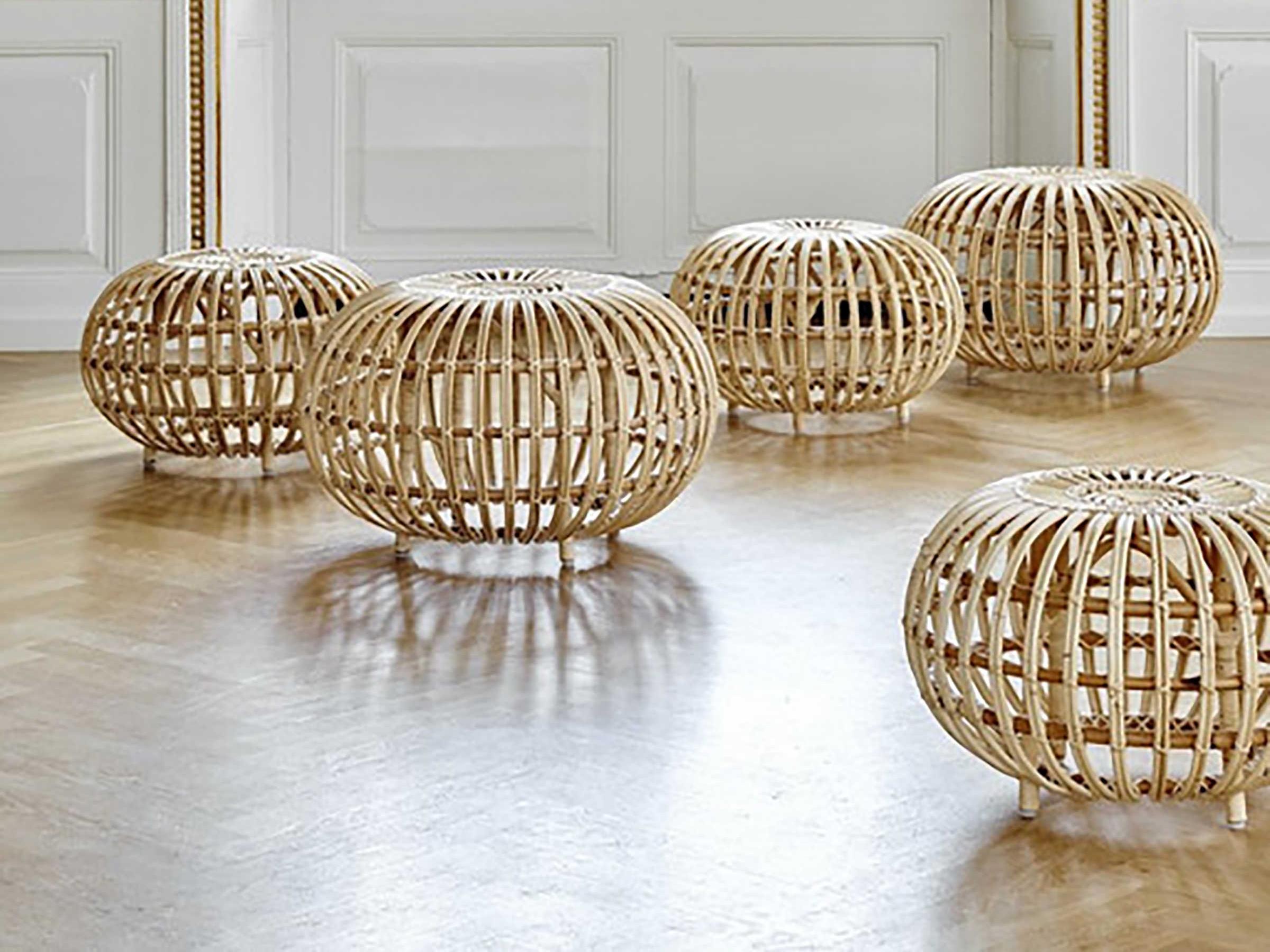 Sika Indoor Icons Franco Albini Brown Ottoman