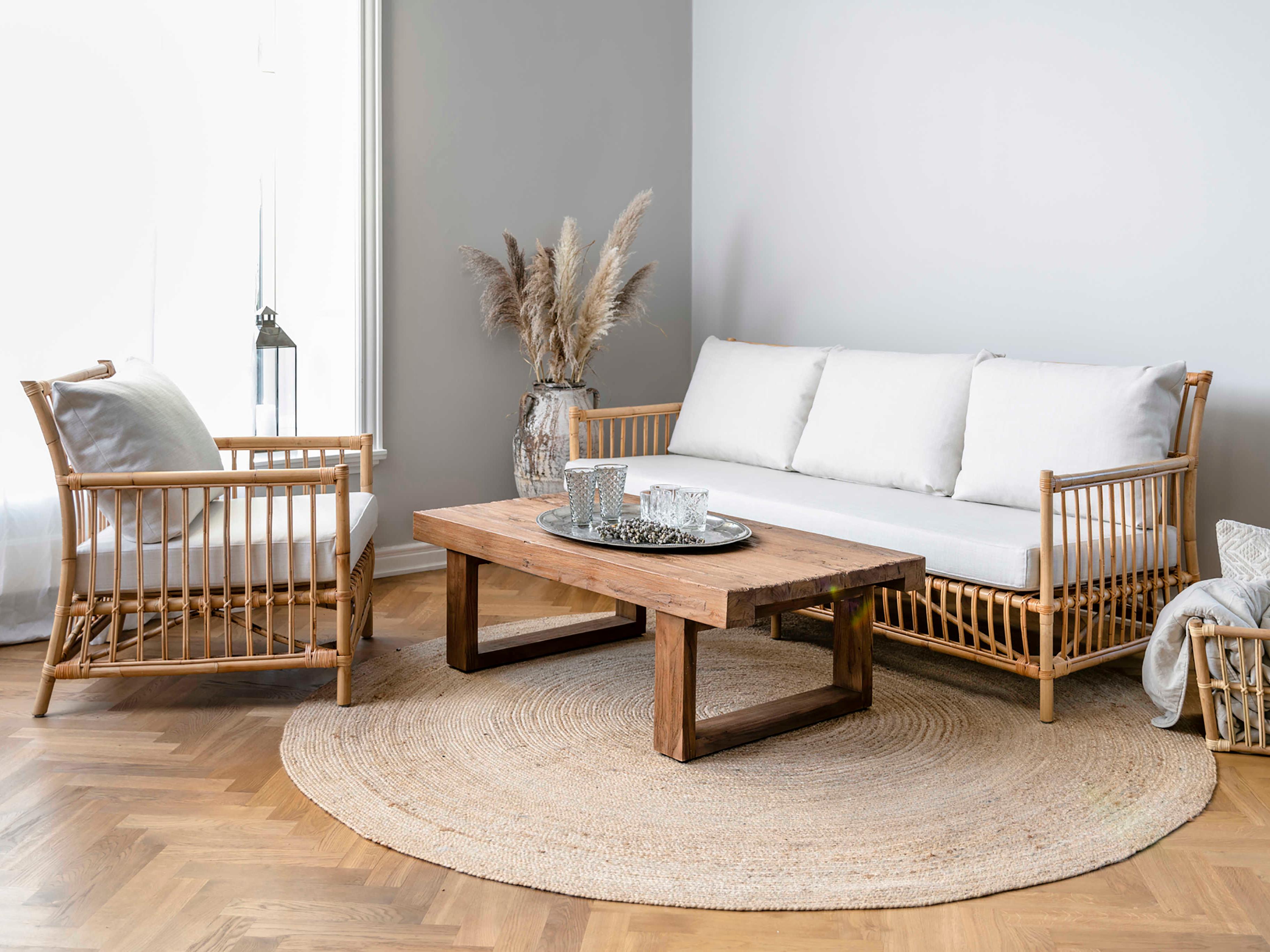 Sika Indoor Originals Caroline White Fabric Accent Chair