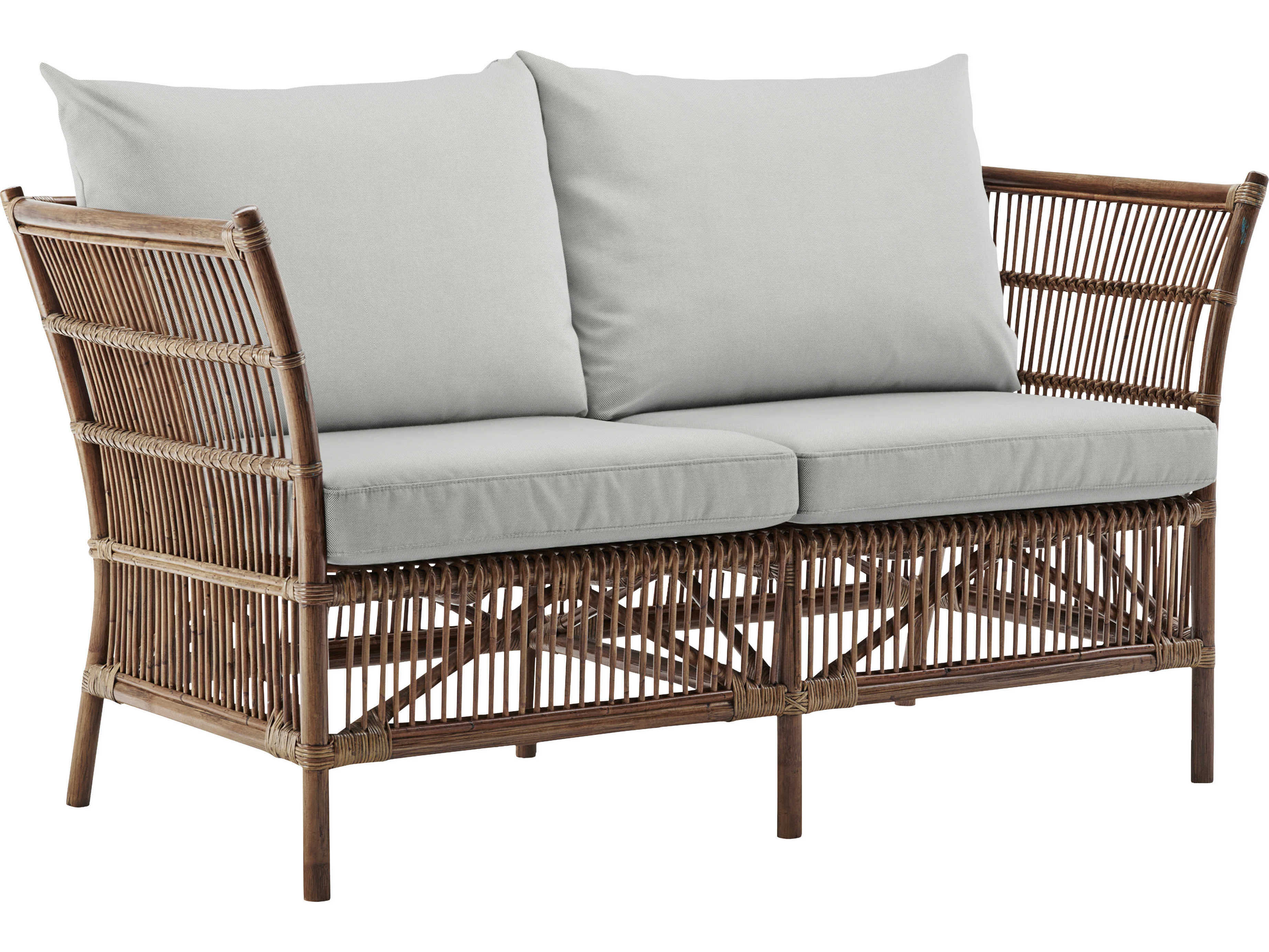 Sika Indoor Originals Donatello Gray Upholstered Loveseat