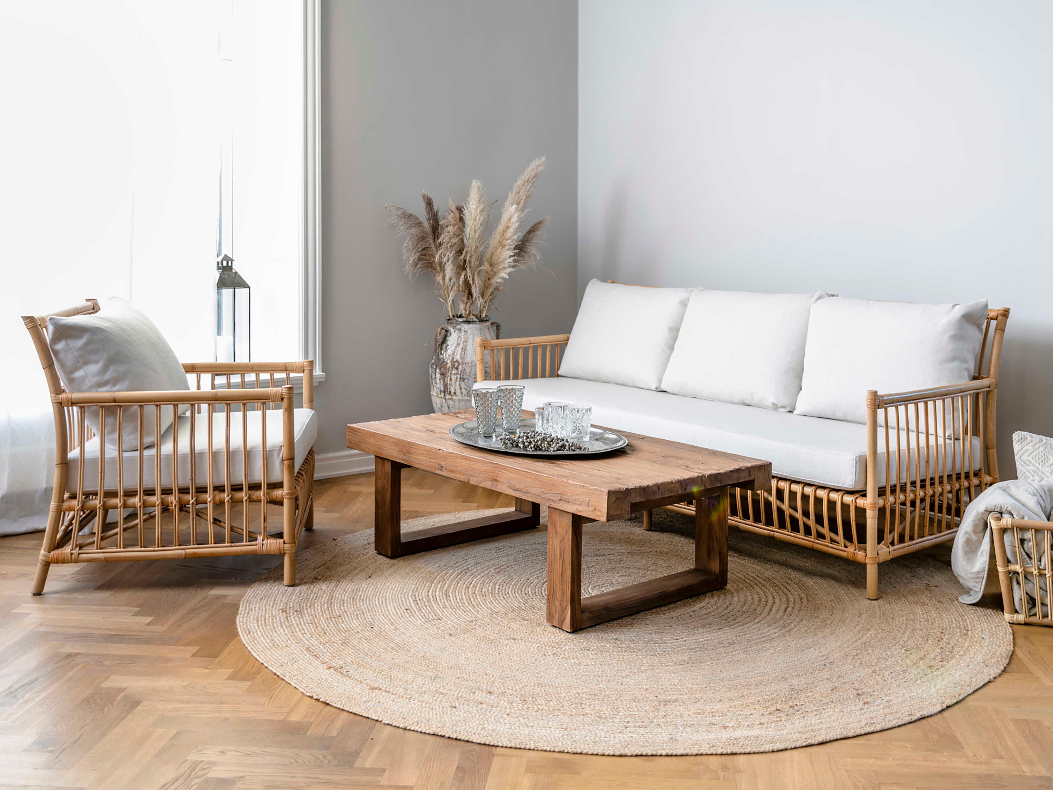 Sika Indoor Originals Caroline White Upholstered Sofa