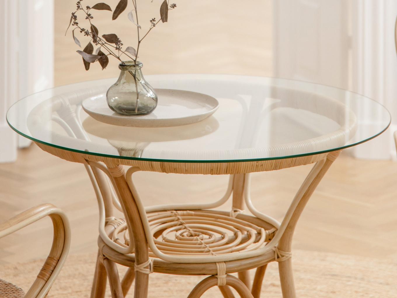 Sika Indoor Originals Round Glass Coffee Table