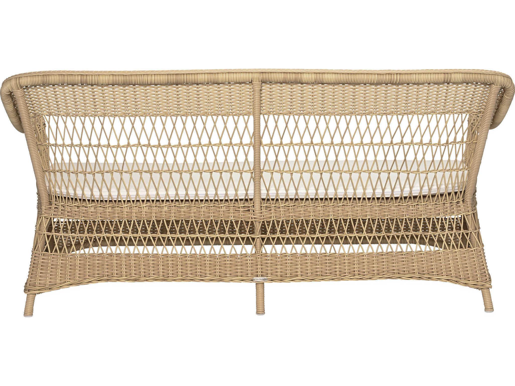 Sika Indoor Georgia Garden Charlot Tan Loveseat