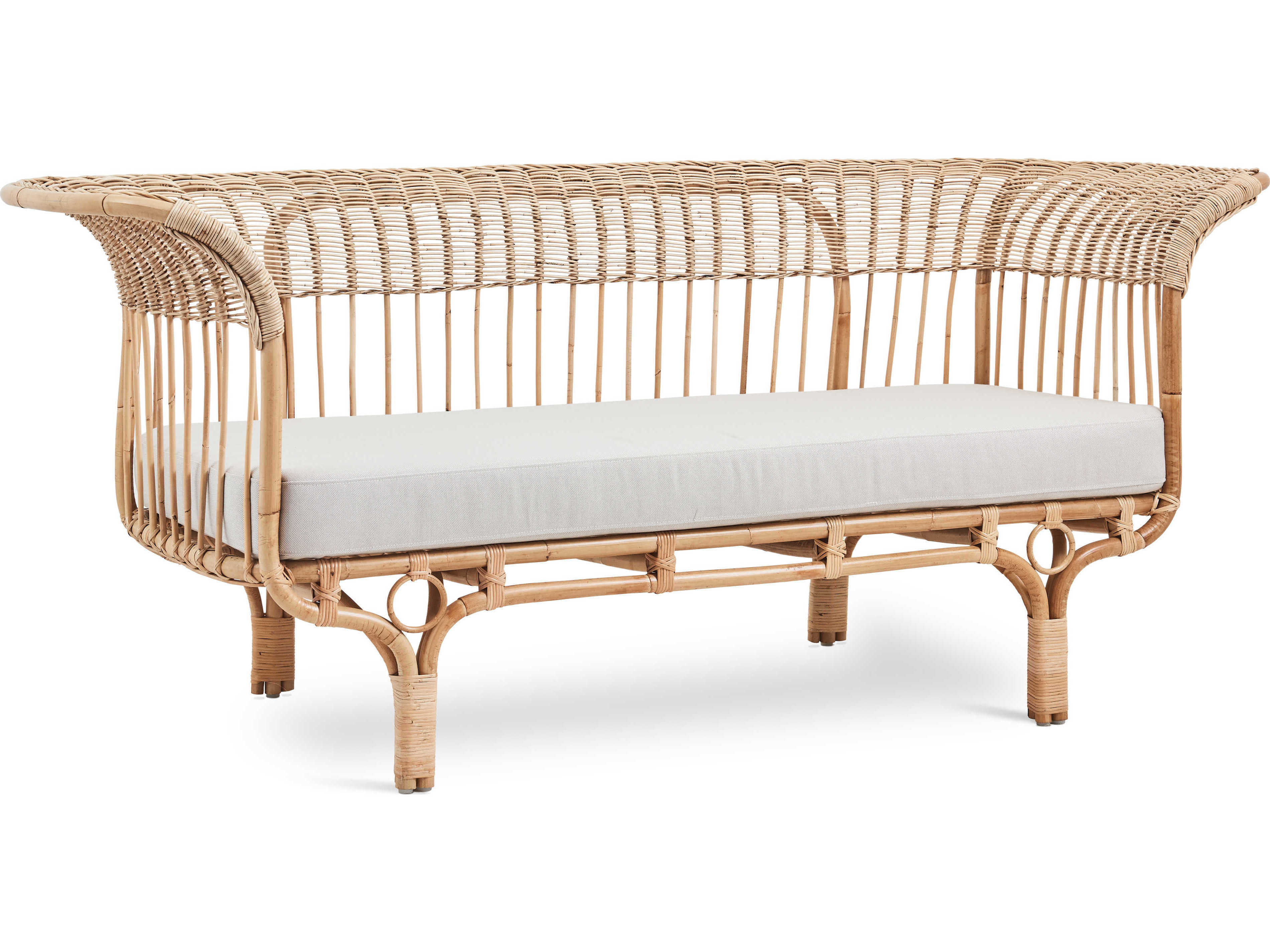 Sika Indoor Icons Franco Albini Belladonna Gray Upholstered Sofa