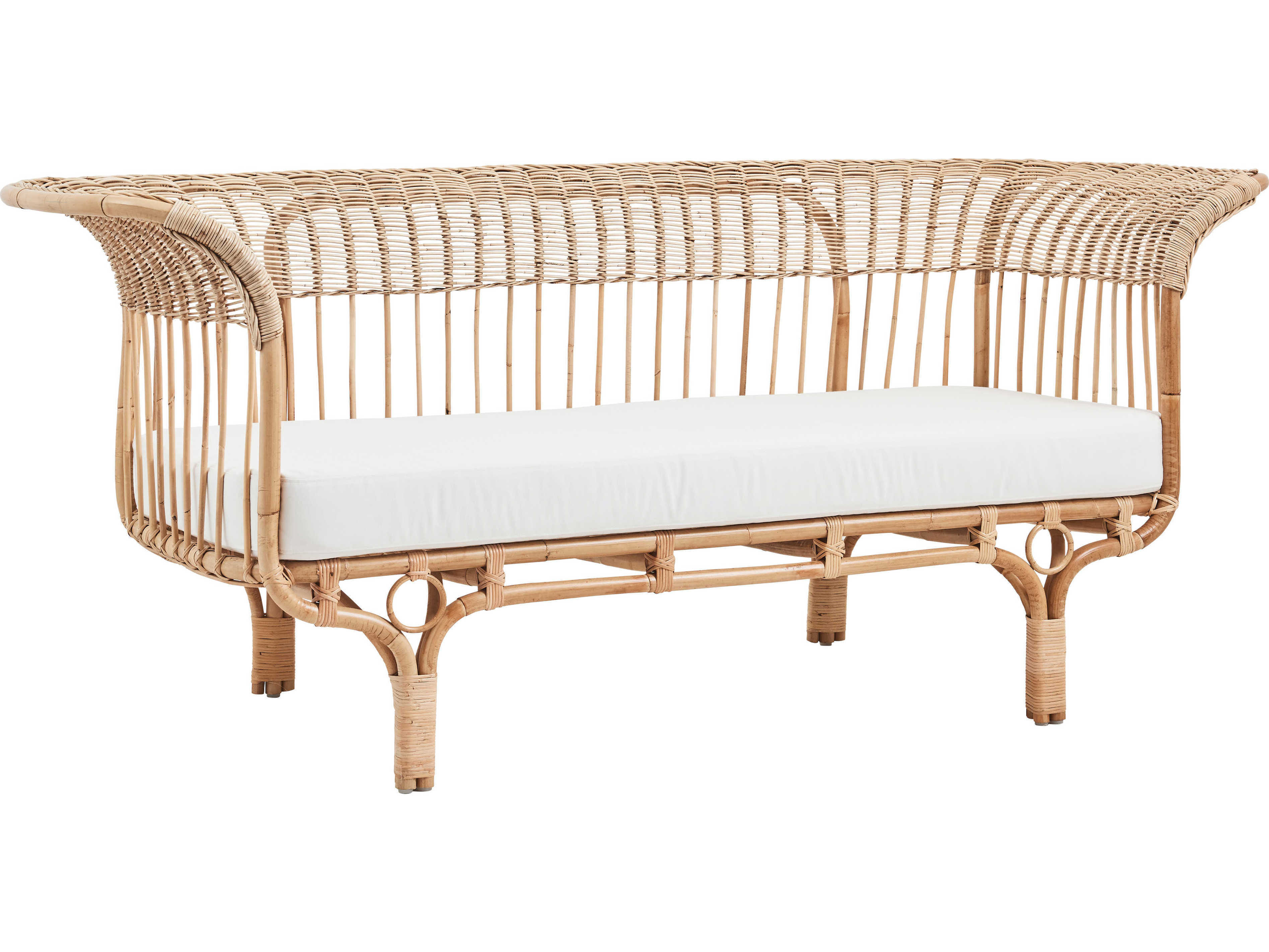 Sika Indoor Icons Franco Albini Belladonna White Upholstered Sofa