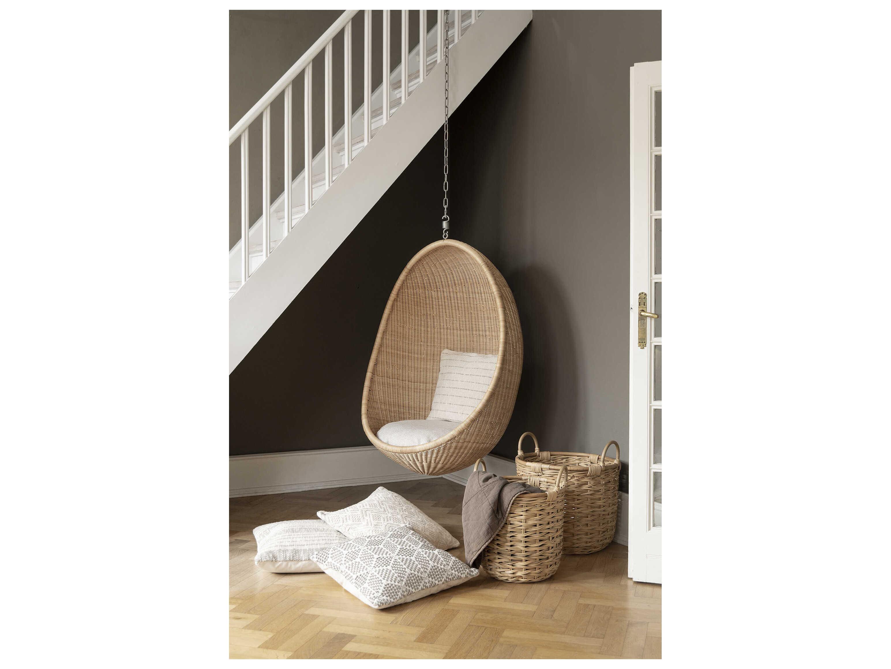 Sika Indoor Icons Swivel Brown Accent Chair & Sand Cushion Set