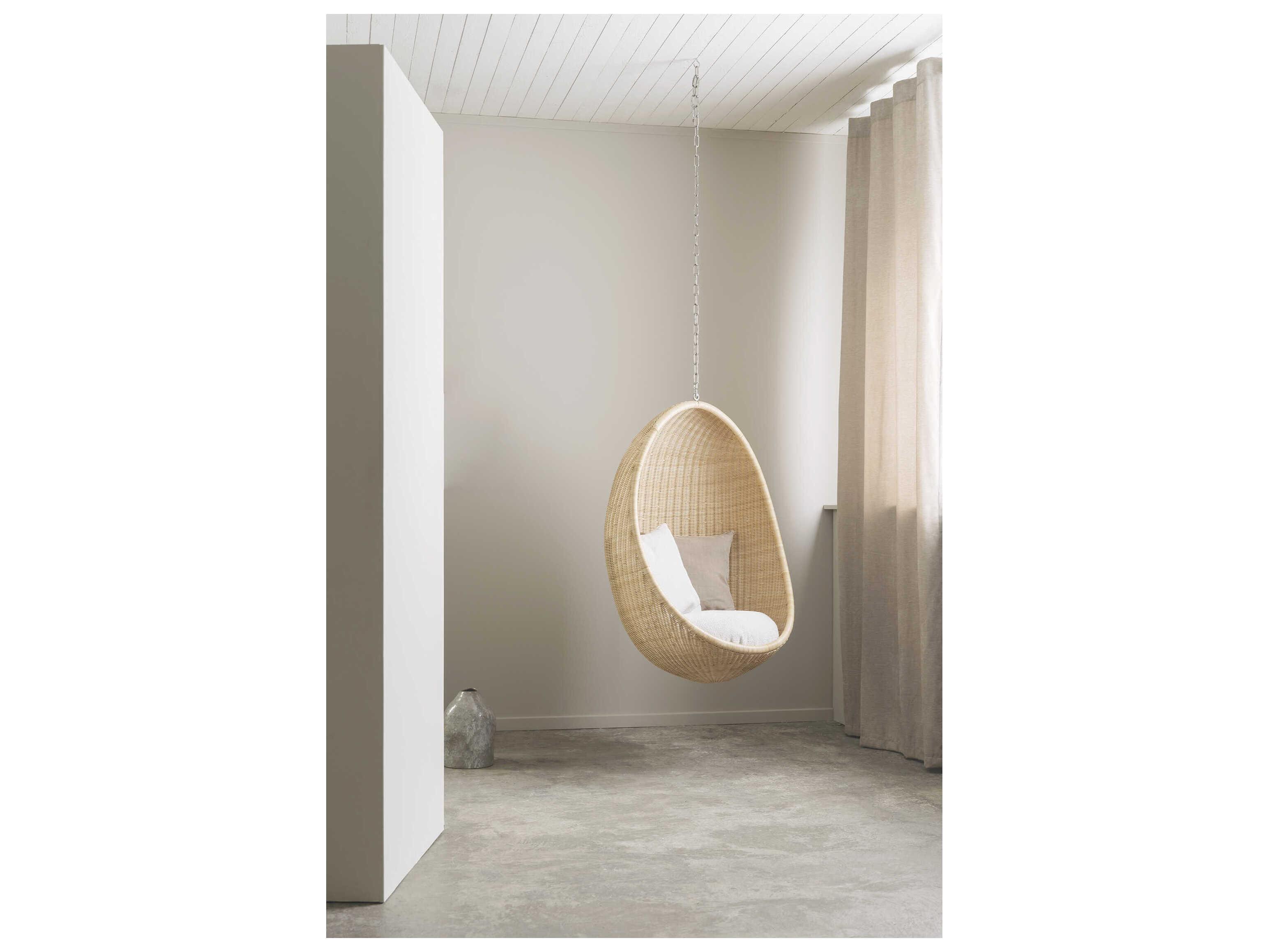 Sika Indoor Icons Swivel Brown Accent Chair & Dark Grey Cushion Set