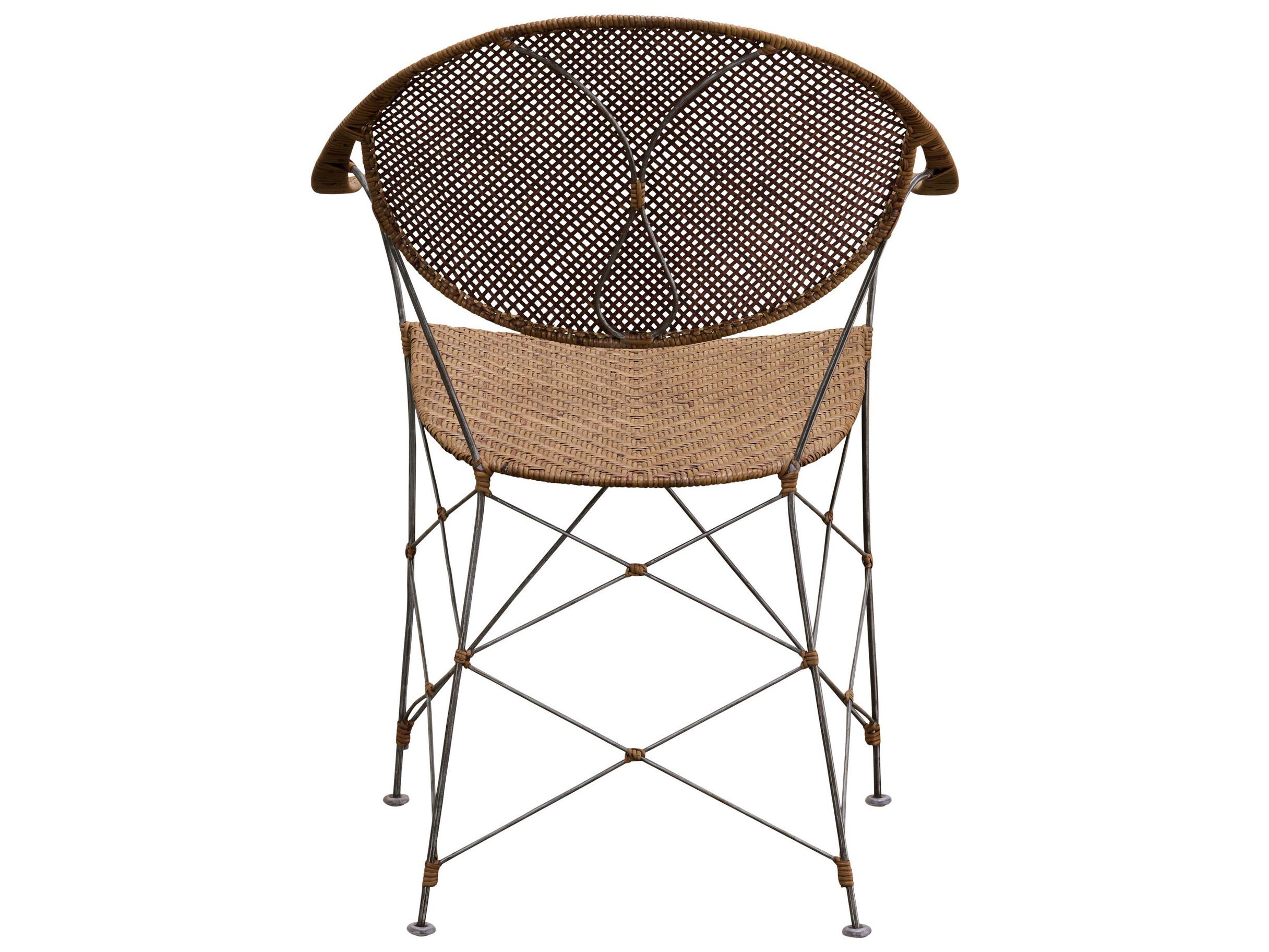 Sika Indoor Icons Rattan Natural Arm Dining Chair