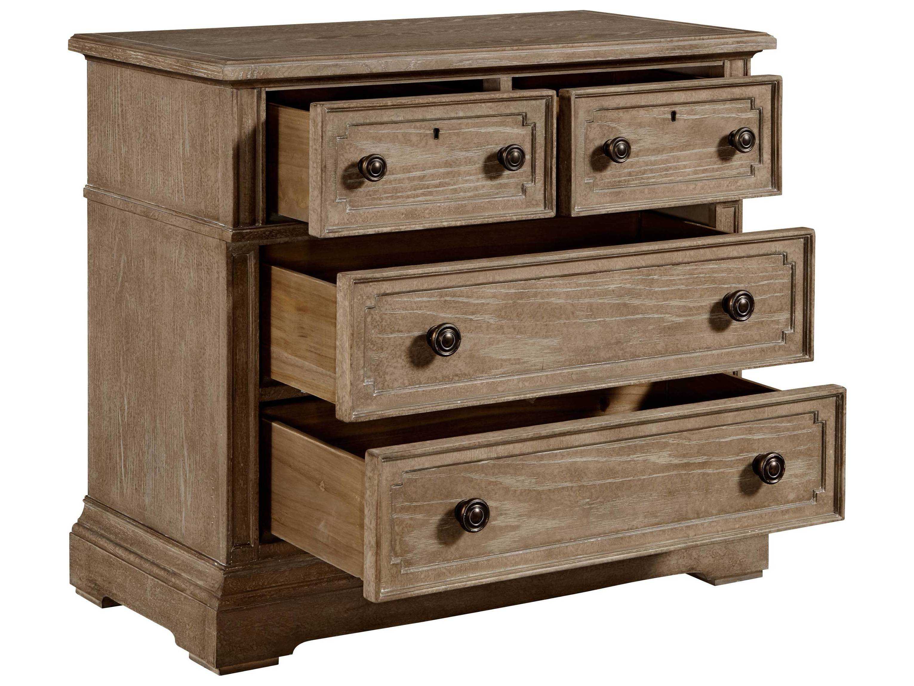 Stanley Furniture Wethersfield Estate Brown Chest Nightstand