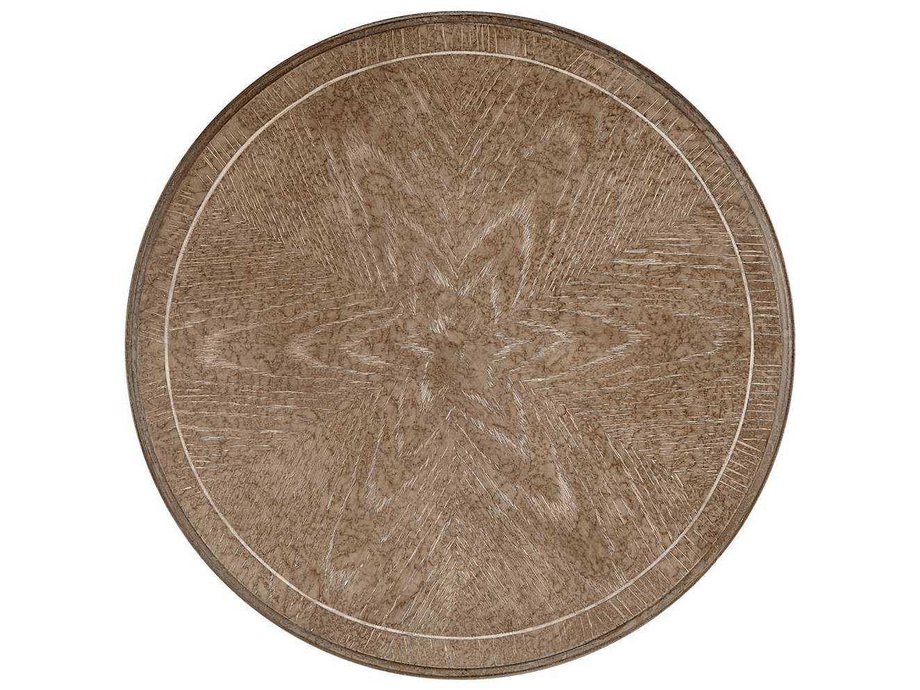 Stanley Furniture Wethersfield Estate Round Wood Brimfield Oak End Table