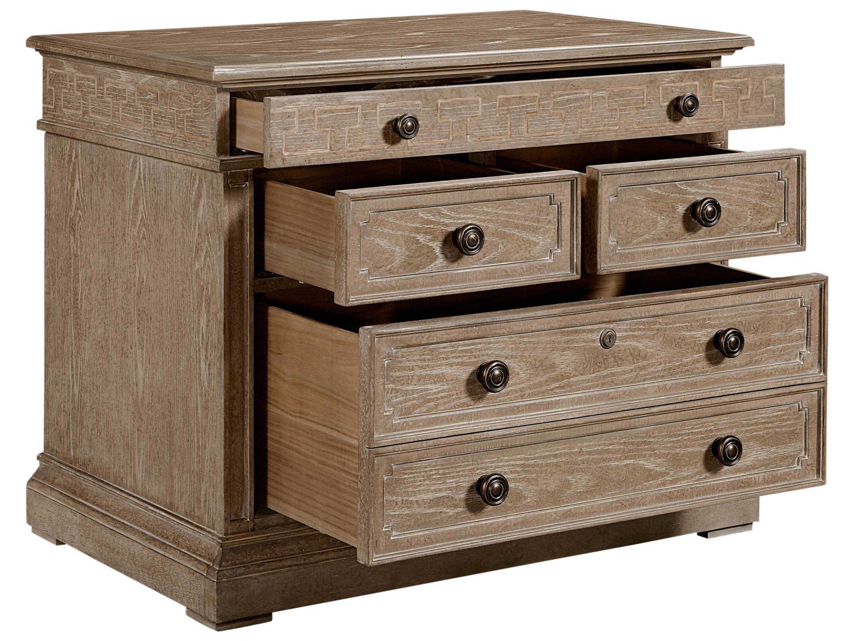 Stanley Furniture Wethersfield Estate Brimfield Oak File Cabinet