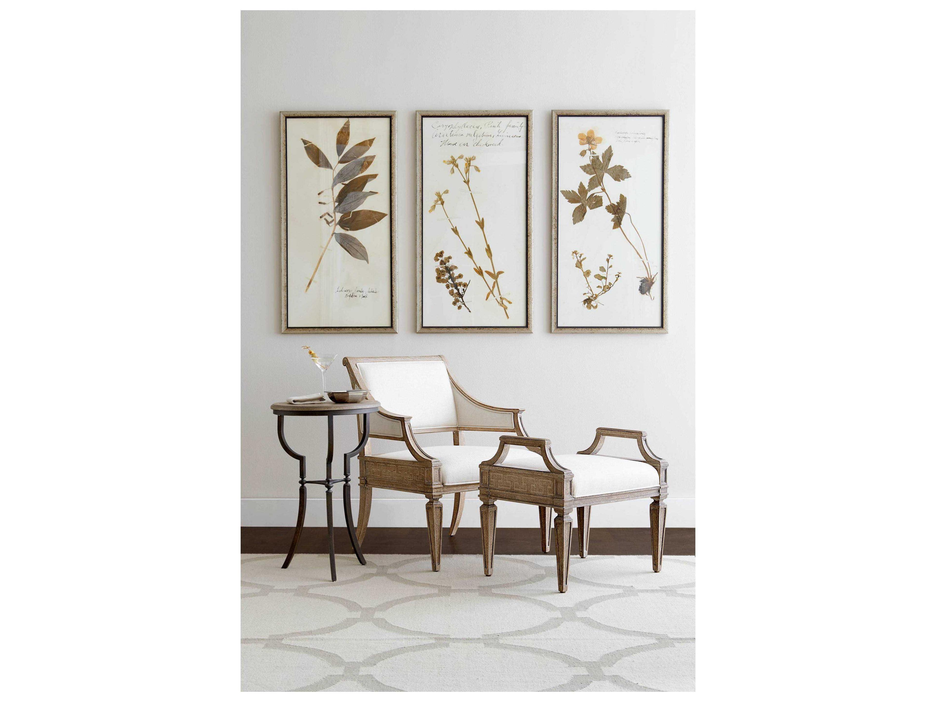 Stanley Furniture Wethersfield Estate Brimfield Oak Upholstered Ottoman