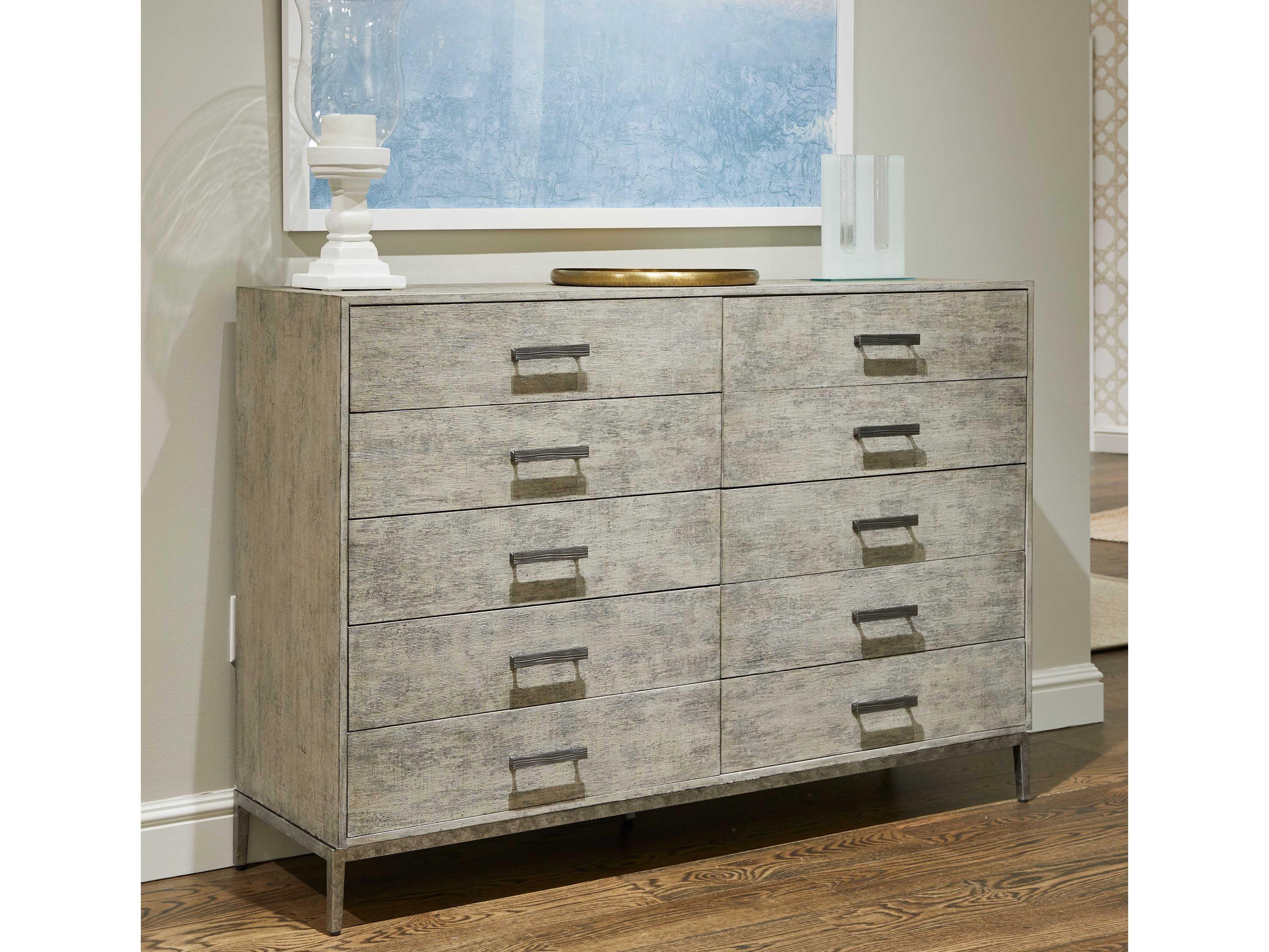 Stanley Furniture Cameron 10-Drawers Gray Double Dresser