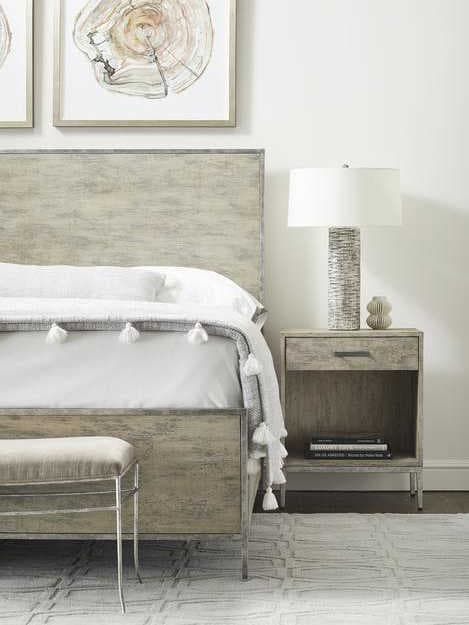 Stanley Furniture Cameron 1-Drawer Gray Nightstand