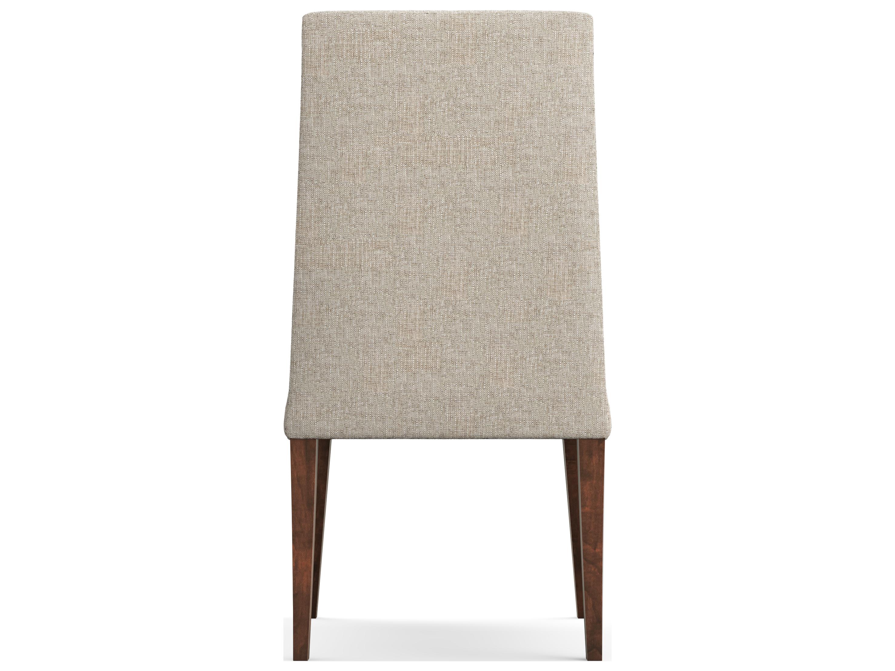 Saloom Camila Beech Wood Beige Upholstered Armless Dining Chair