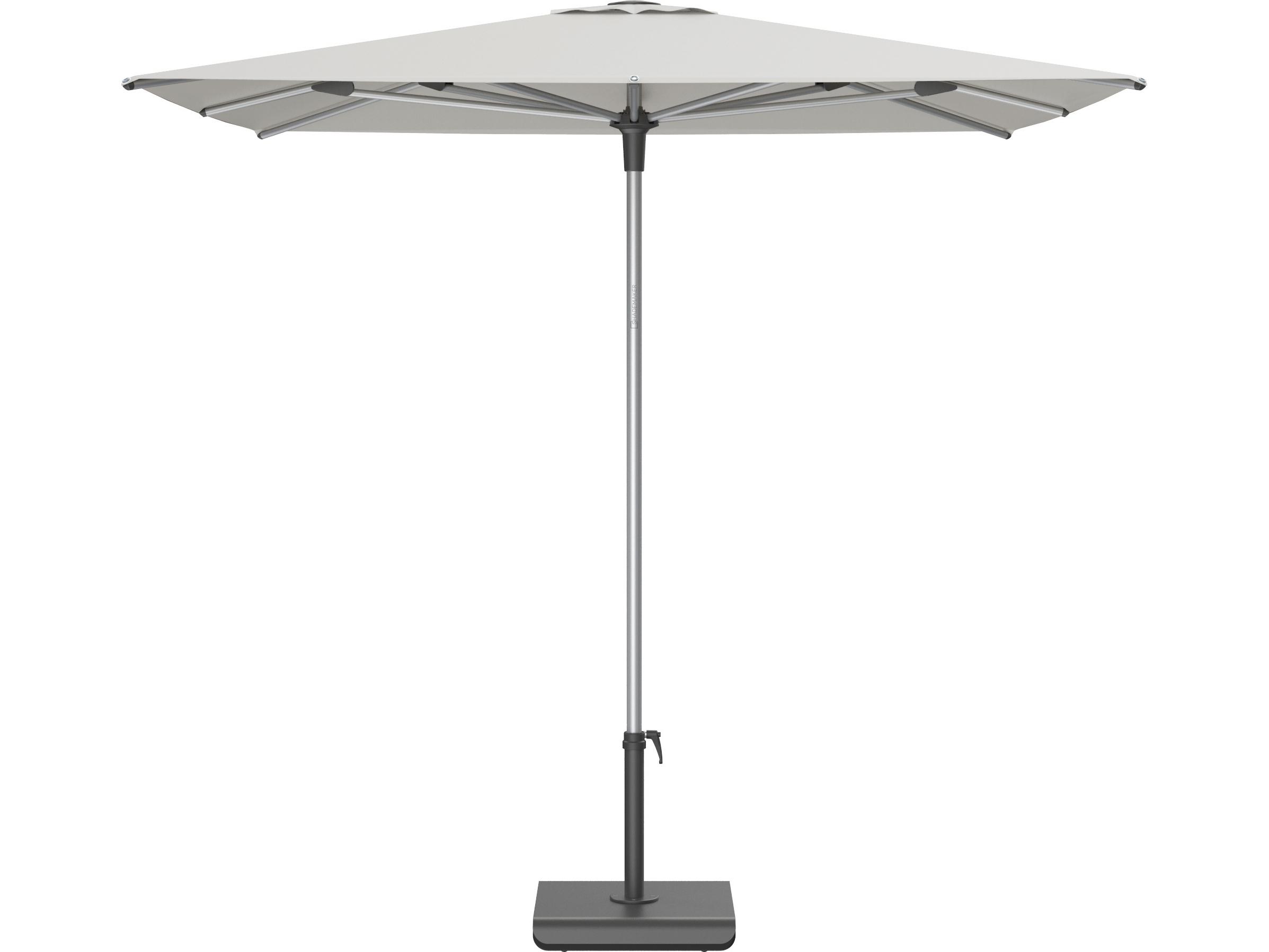 Shademaker Aquarius 7.5 Foot Square Push-up Lift Outdoor Patio Umbrella