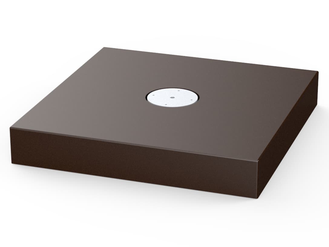 Shademaker Titan Galvanized Steel/Aluminum 118lbs Base with Lid