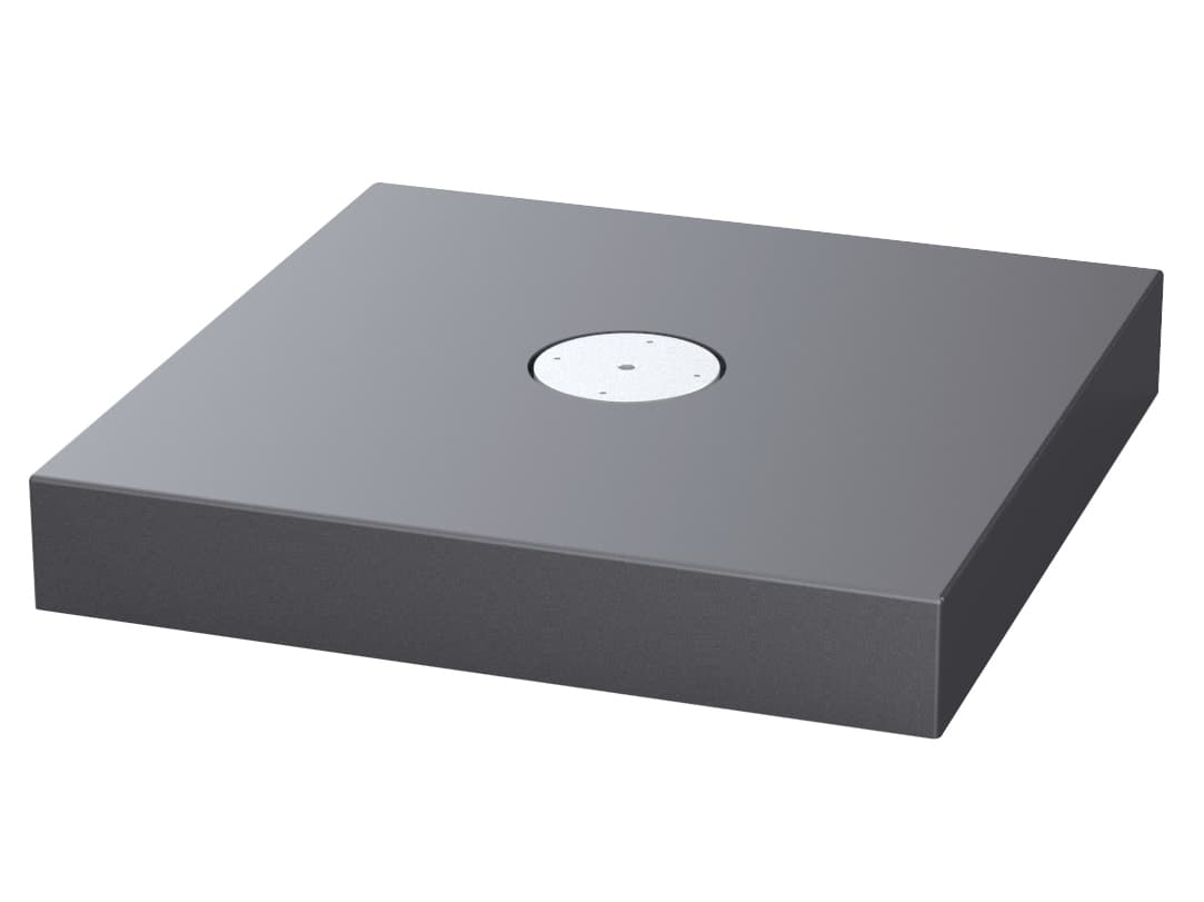 Shademaker Titan Galvanized Steel/Aluminum 118lbs Base with Lid