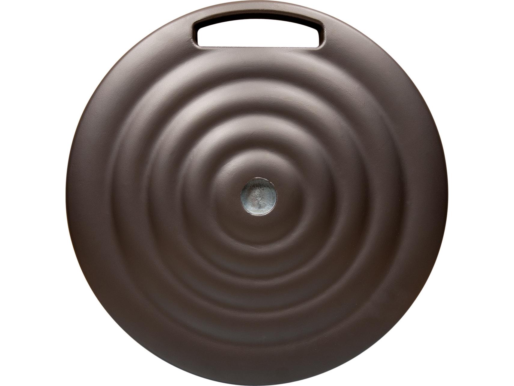 Shademaker Monaco Cast Aluminum Round Umbrella 100lbs Base with Wheels & Handle