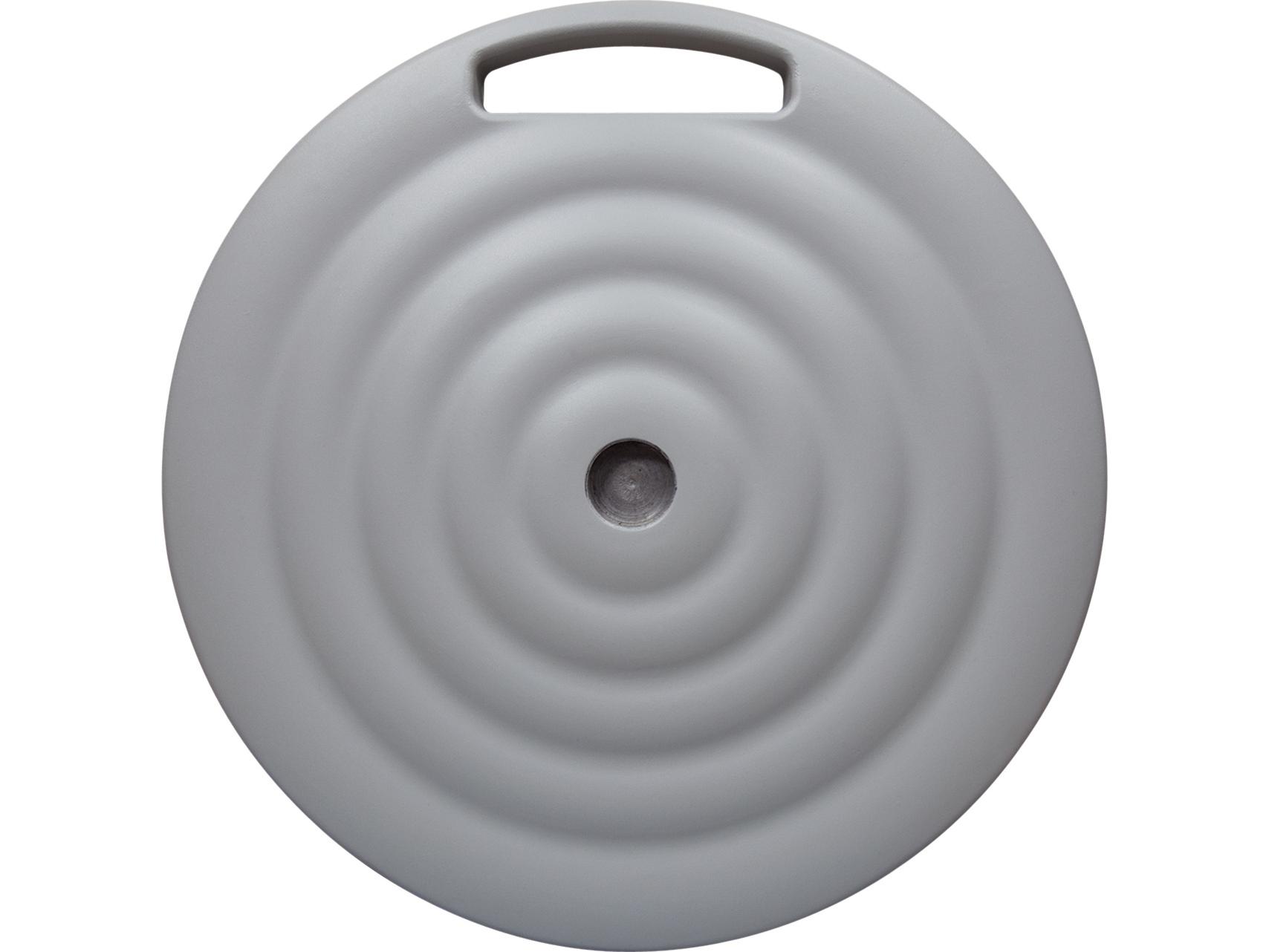 Shademaker Monaco Cast Aluminum Round Umbrella 100lbs Base with Wheels & Handle