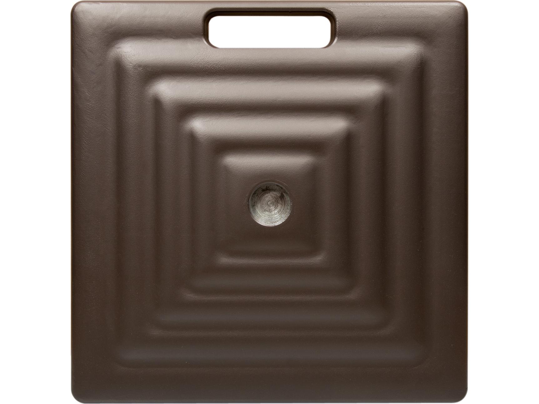 Shademaker Monaco Cast Aluminum Square Umbrella 100lbs Base with Wheels & Handle