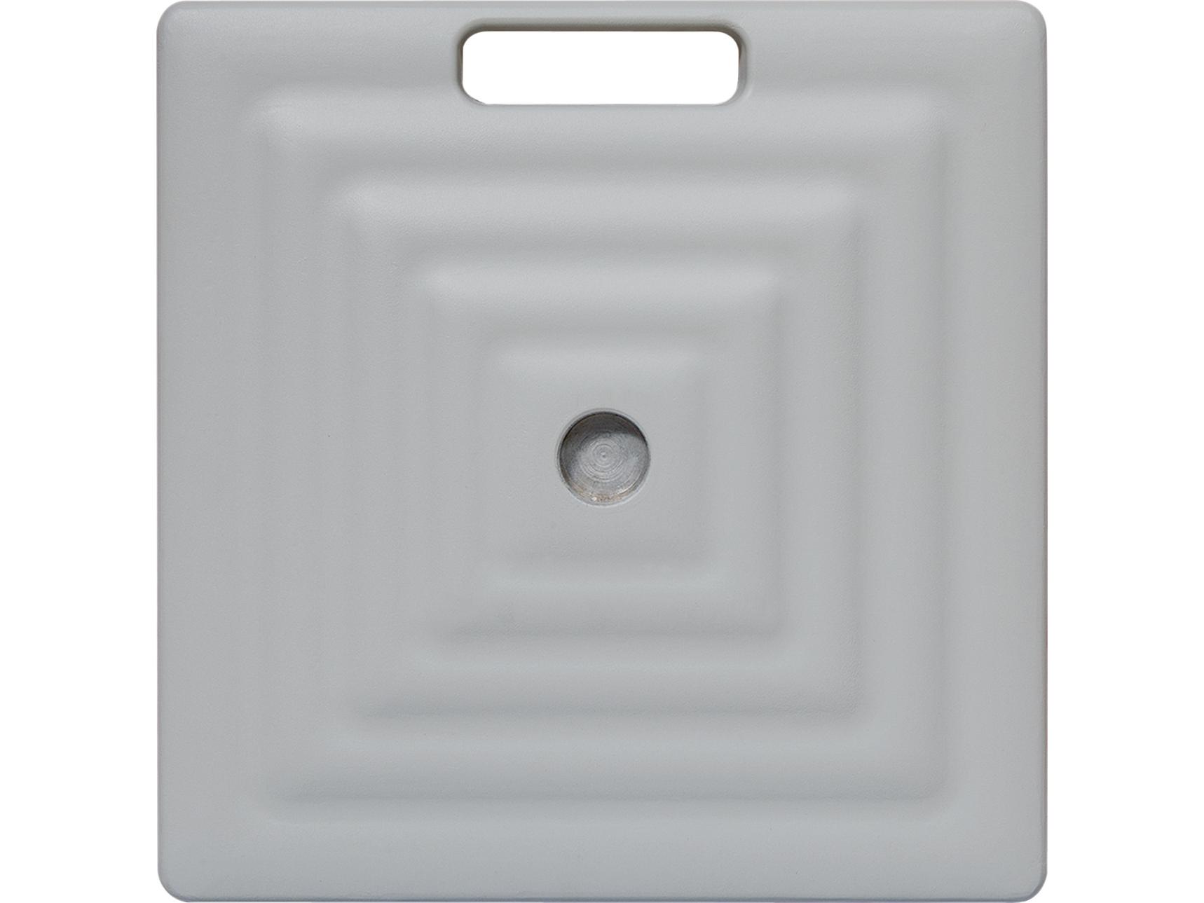 Shademaker Monaco Cast Aluminum Square Umbrella 100lbs Base with Wheels & Handle