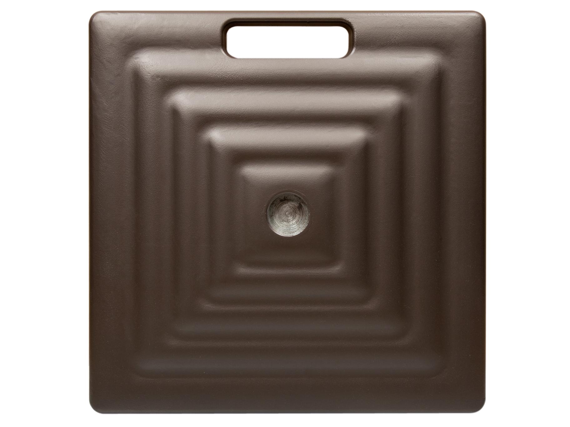 Shademaker Monaco Cast Aluminum Square Umbrella 100lbs Base with Wheels & Handle