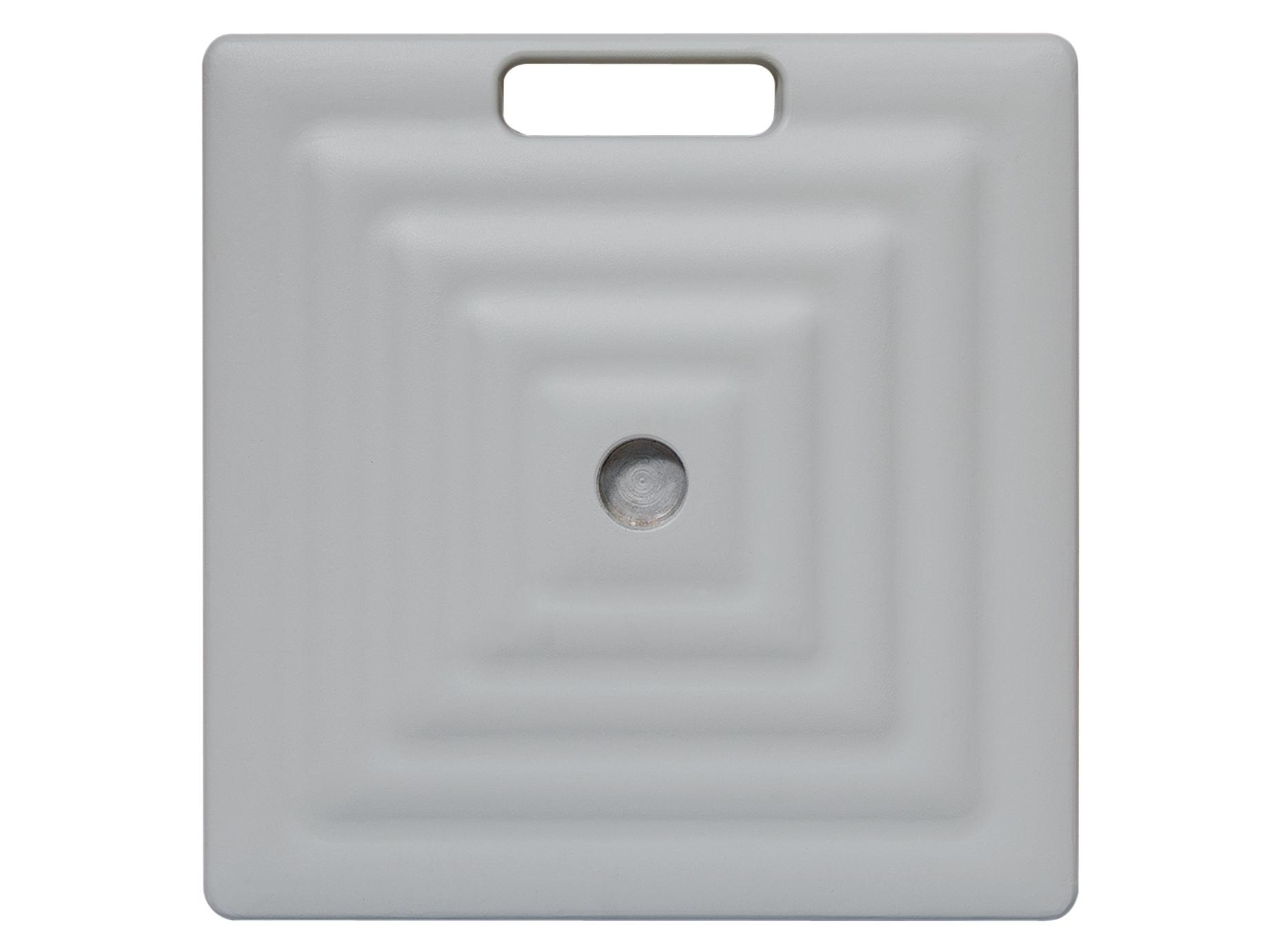 Shademaker Monaco Cast Aluminum Square Umbrella 100lbs Base with Wheels & Handle