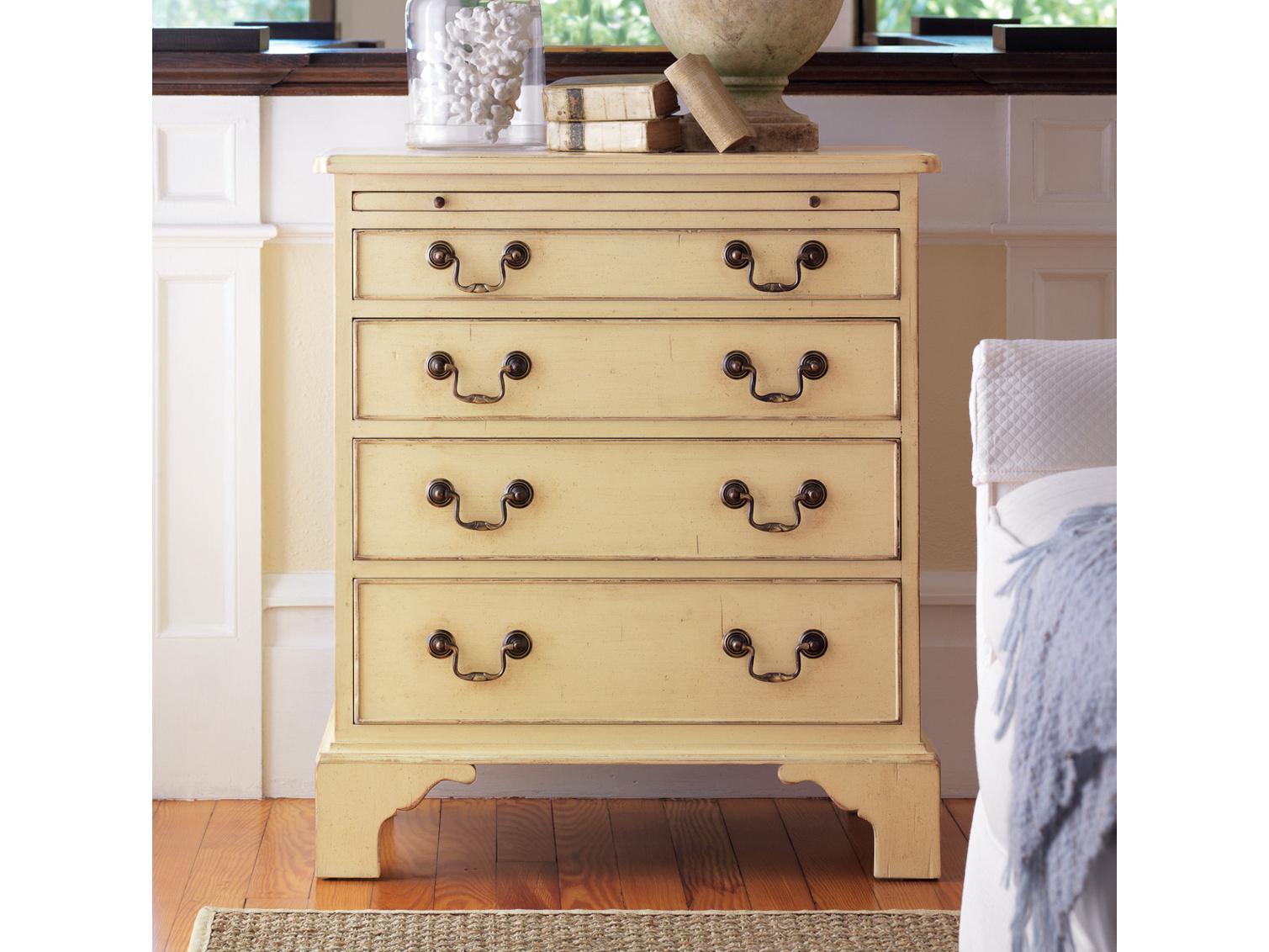 Somerset Bay Yarmouth Beige Mahogany Wood Accent Chest