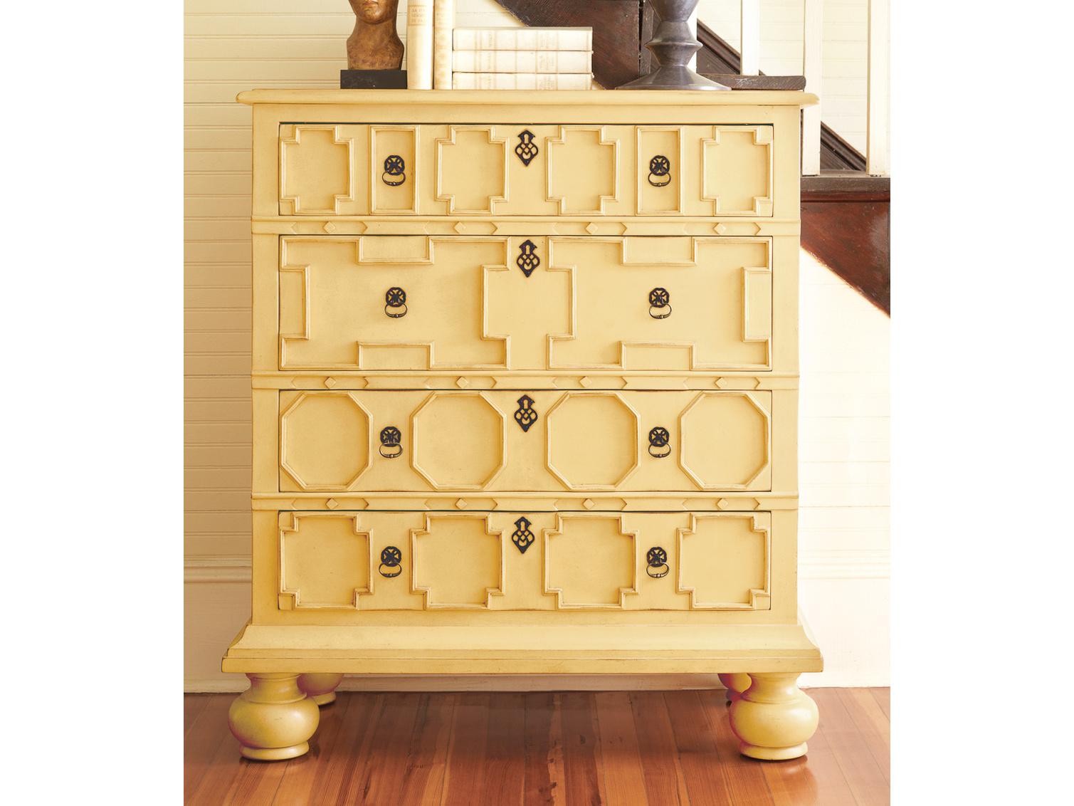 Somerset Bay Essex Yellow Mahogany Wood Accent Chest
