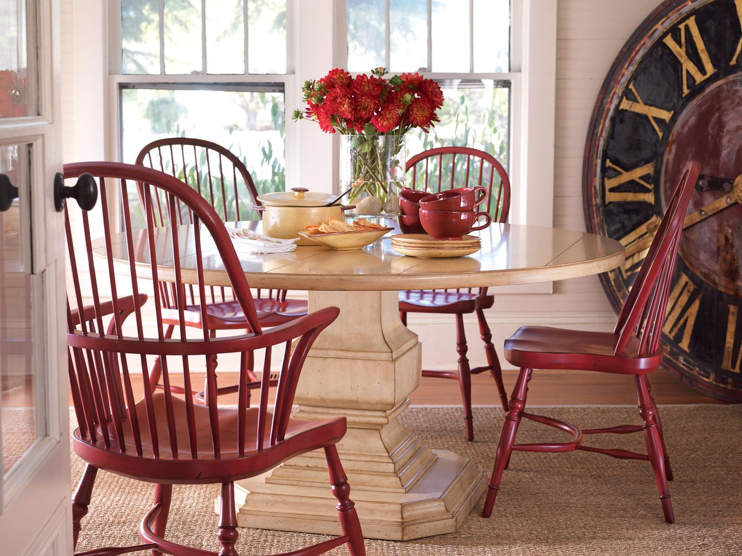 Somerset Bay Killington Round Wood Dining Table