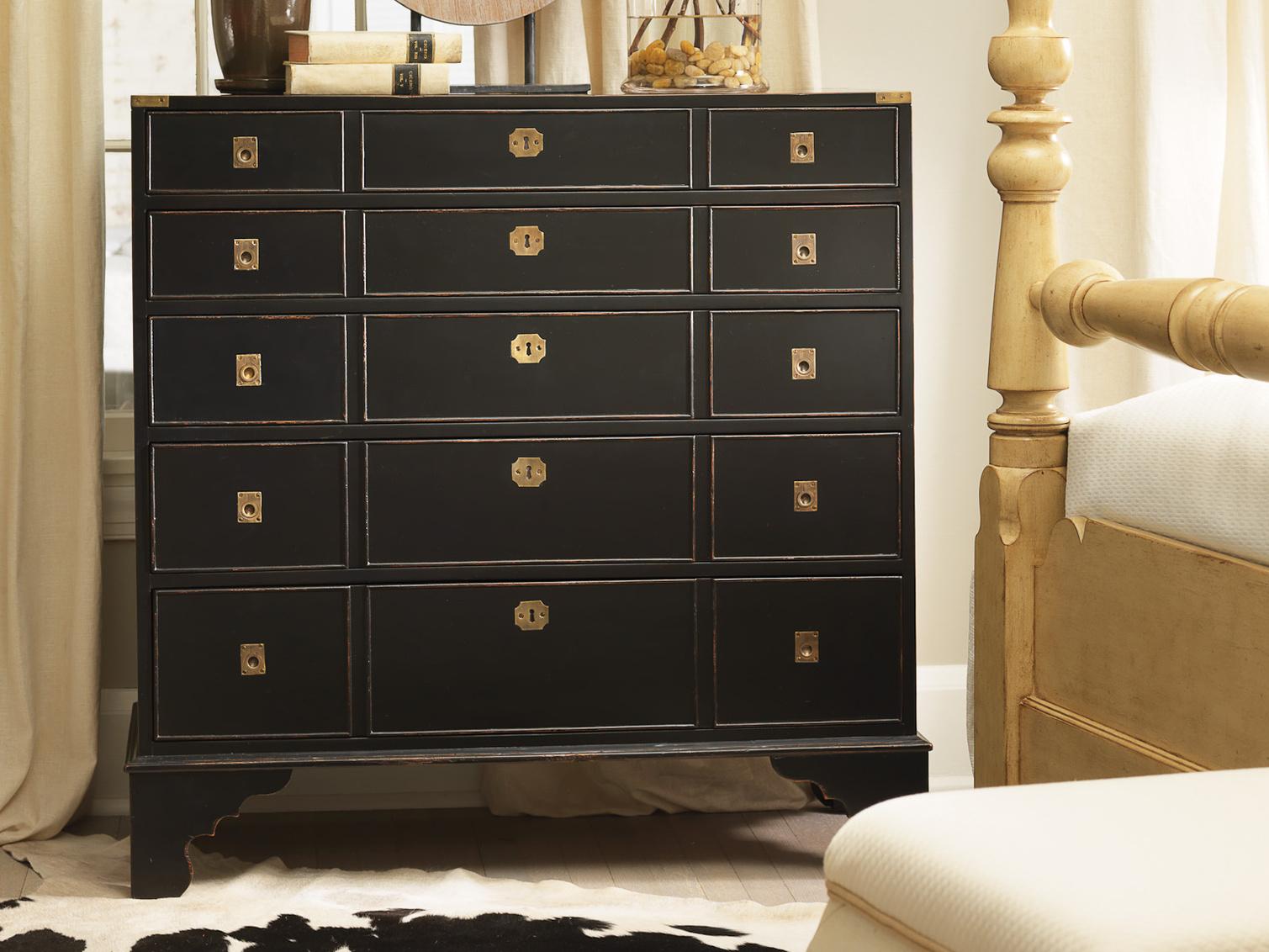 Somerset Bay Gloucester Black Mahogany Wood Accent Chest