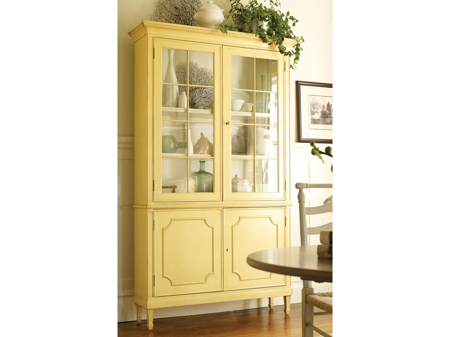 Somerset Bay Cumberland Mahogany Wood Display Cabinet