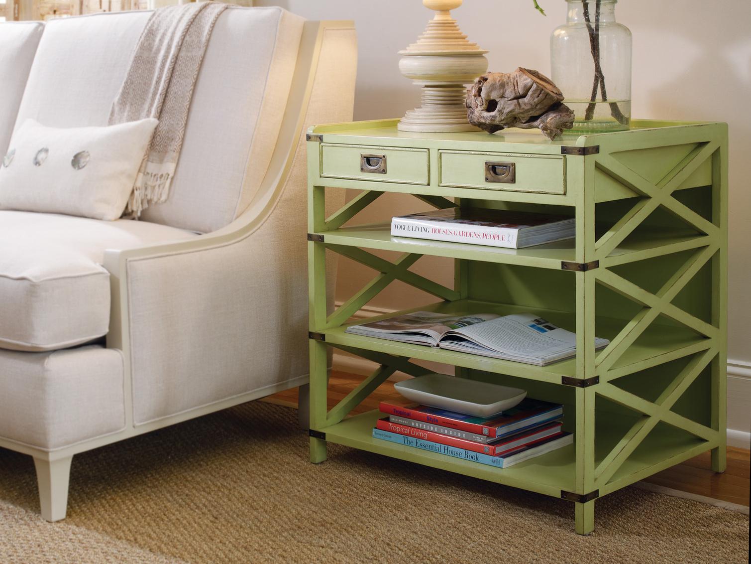 Somerset Bay Crisfield Rectangular Wood End Table