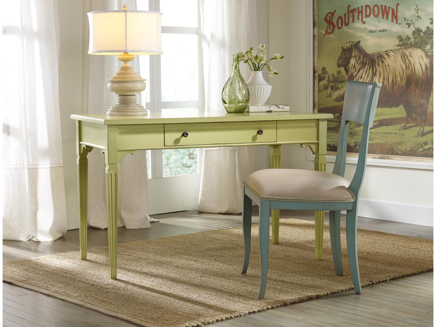 Somerset Bay Marshville Green Mahogany Wood Writing Desk