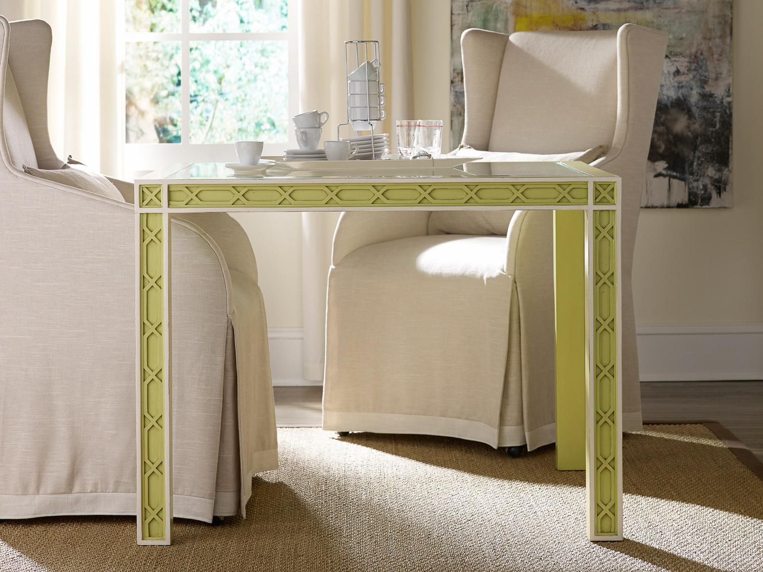 Somerset Bay Corolla Green Mahogany Wood Game Table