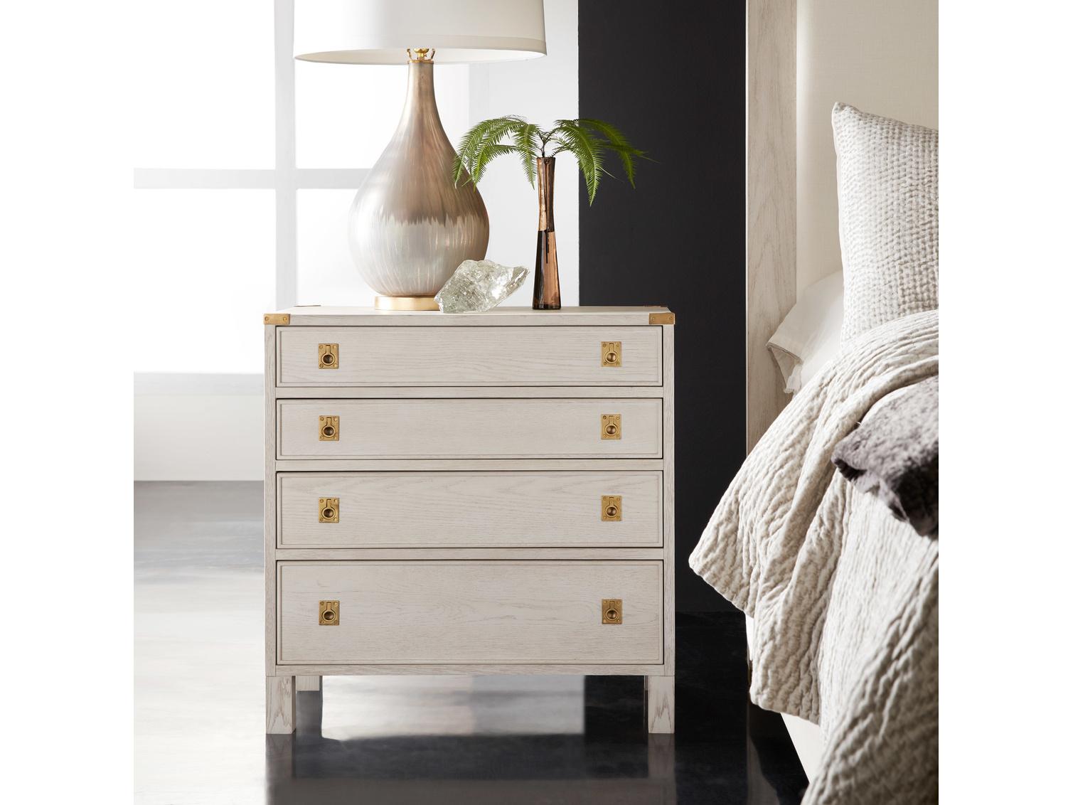 Somerset Bay Windward Beige Oak Wood Nightstand