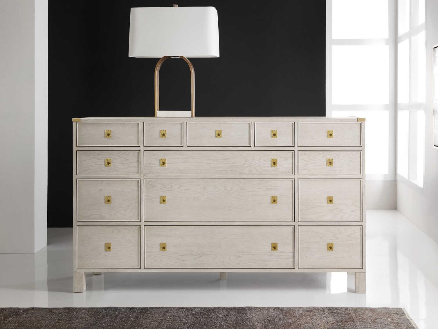 Somerset Bay Windward Beige Oak Wood Dresser