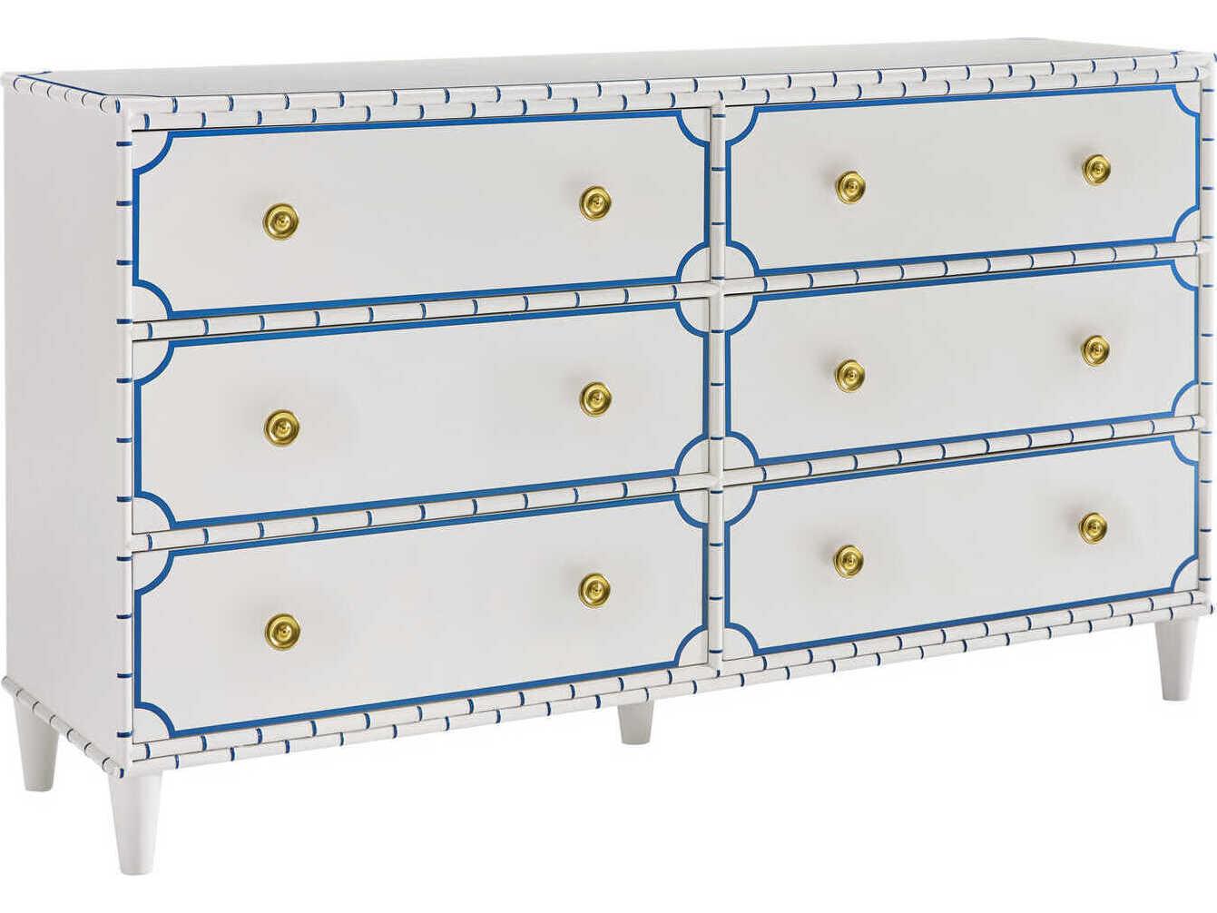 Somerset Bay Greenwich 6-Drawers White Double Dresser