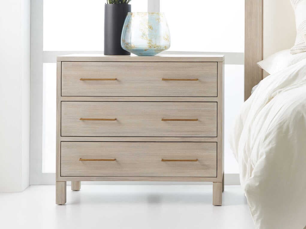 Somerset Bay Maui 3-Drawers Beige Ash Wood Nightstand