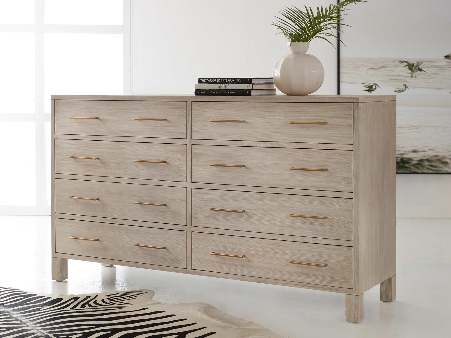 Somerset Bay Maui Beige Ash Wood Double Dresser