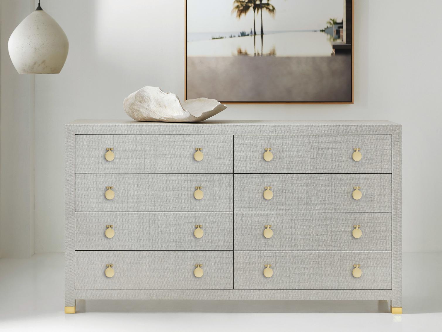 Somerset Bay Kona Gray Oak Wood Double Dresser