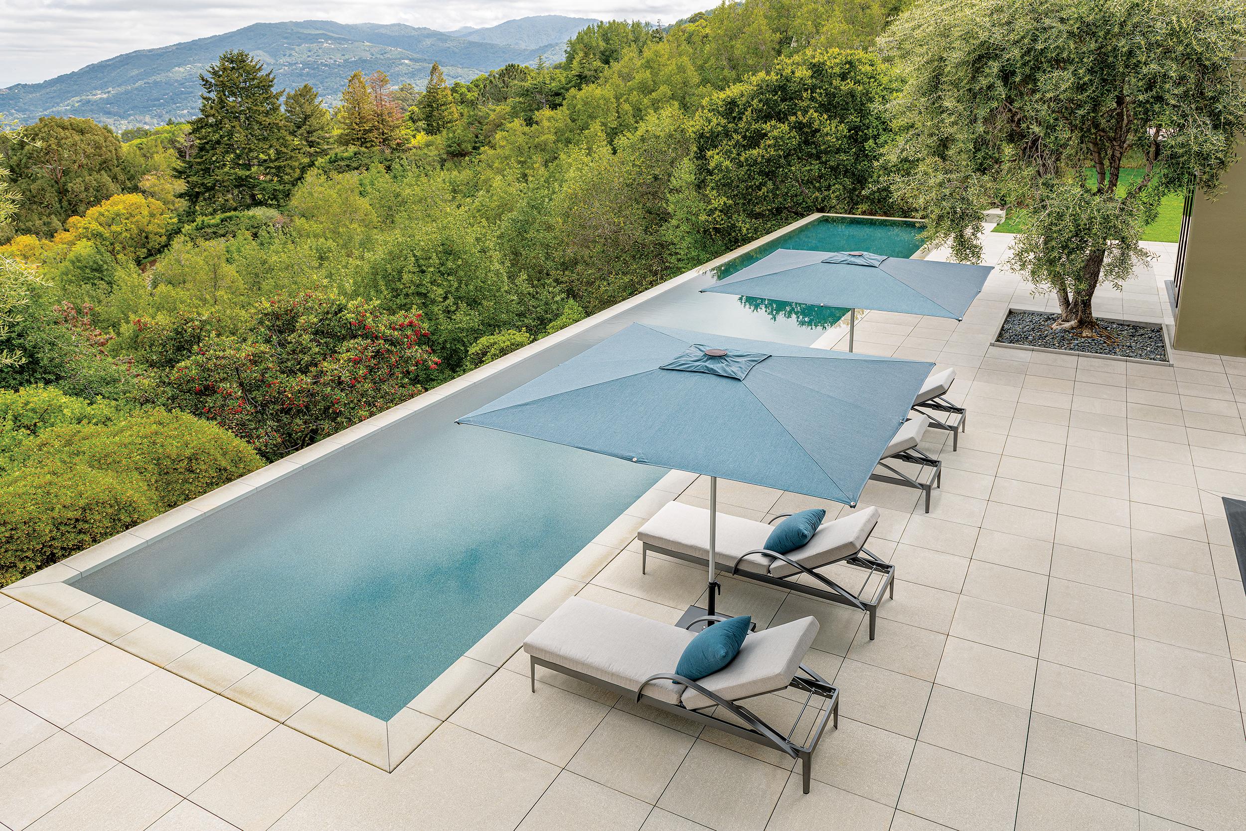 Shademaker Libra Aluminum 8 Foot Square Patio Umbrella