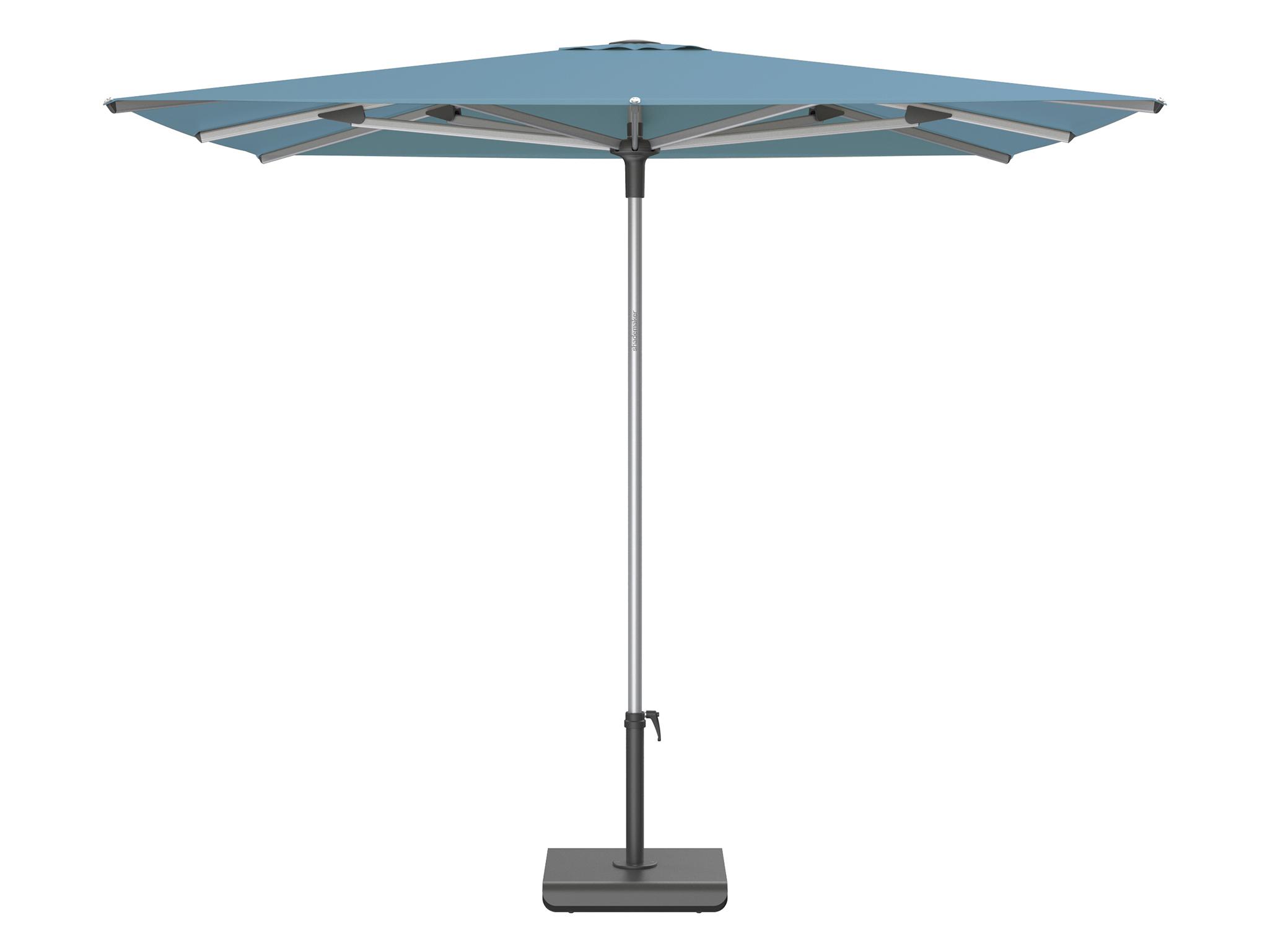 Shademaker Libra Aluminum 9 Foot Square Patio Umbrella
