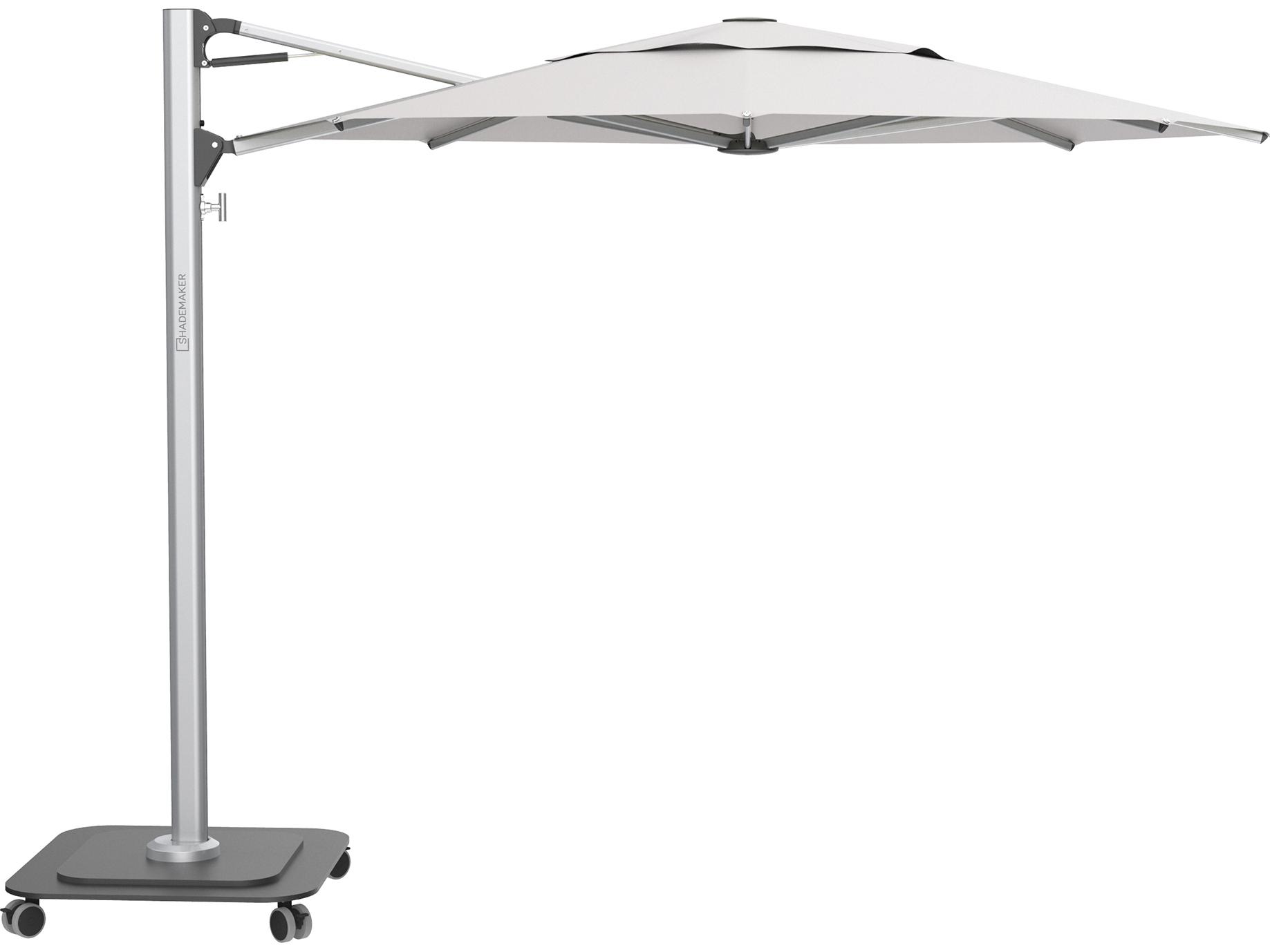 Shademaker Taurus Aluminum 10" Foot Octagon Crank Lift Umbrella