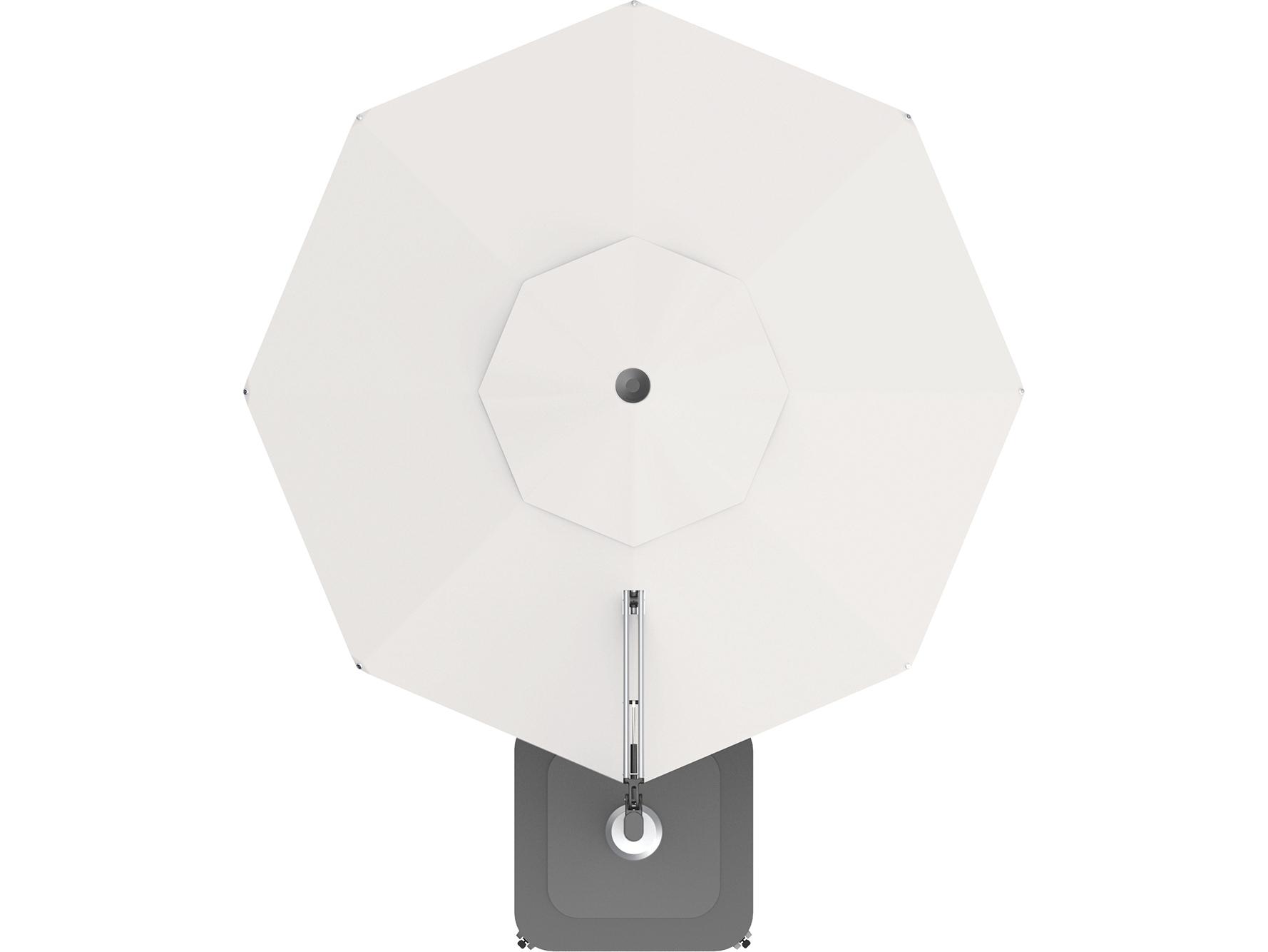 Shademaker Taurus Aluminum 10" Foot Octagon Crank Lift Umbrella