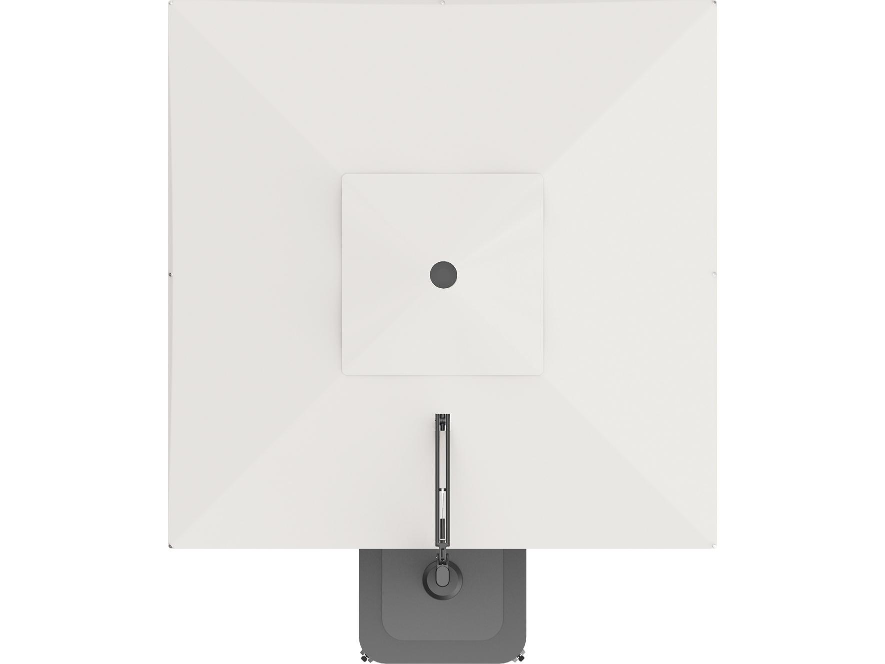 Shademaker Taurus Aluminum 10" Foot Square Crank Lift Outdoor Patio Umbrella