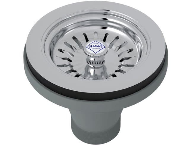 Shaws Polished Chrome Basket Strainer