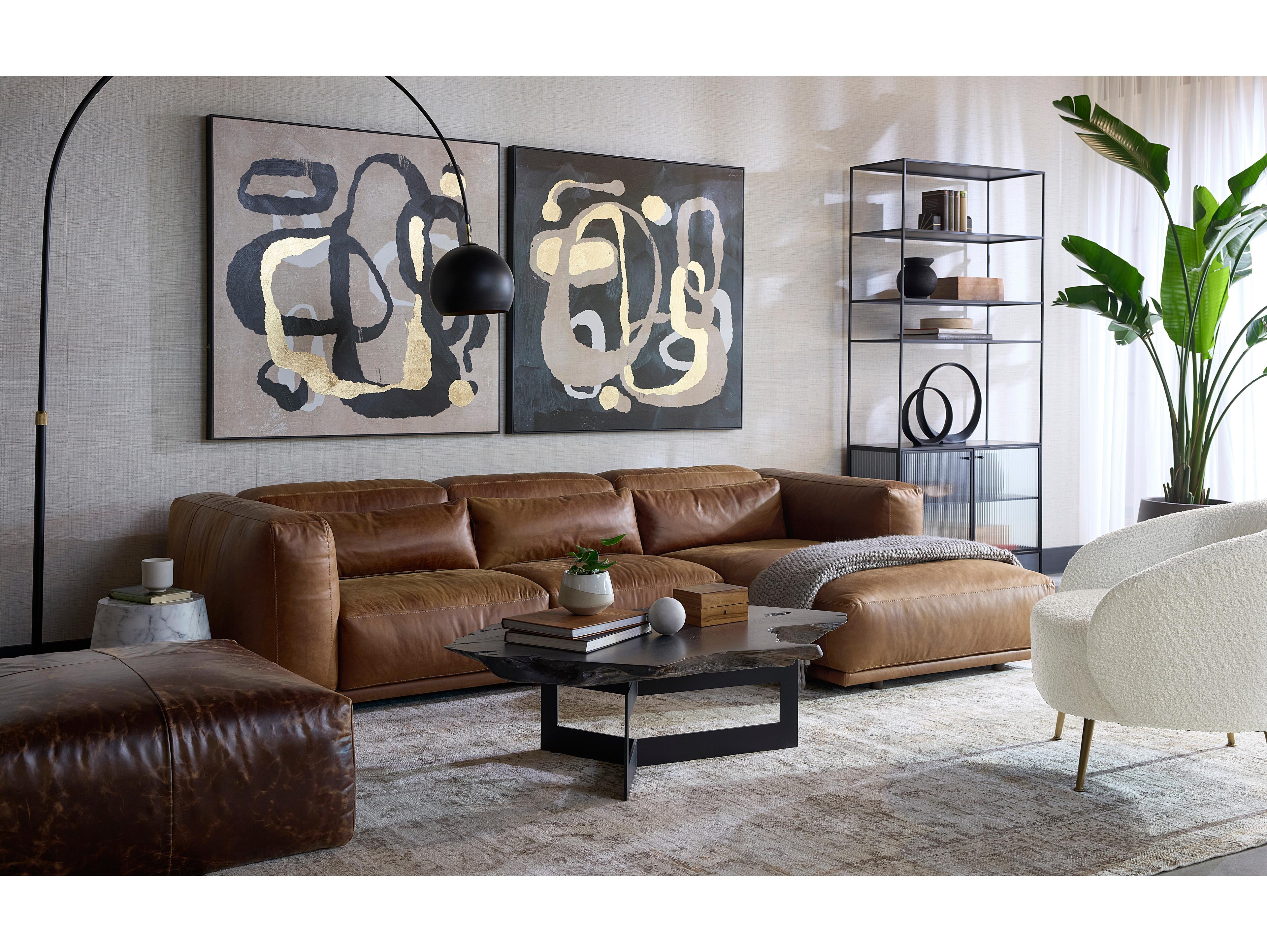 Sunpan Artezia Wyatt Wood Black Coffee Table