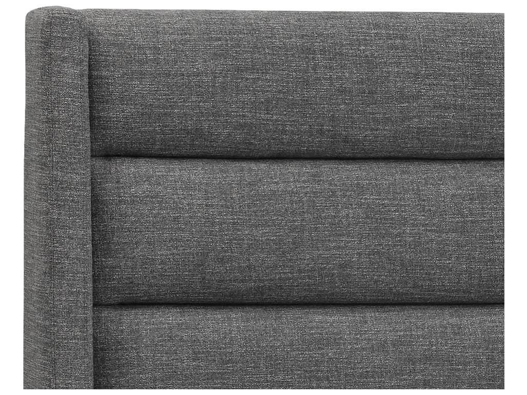 Sunpan 5west Emmit Quarry Grey Black Beech Wood Upholstered King Platform Bed