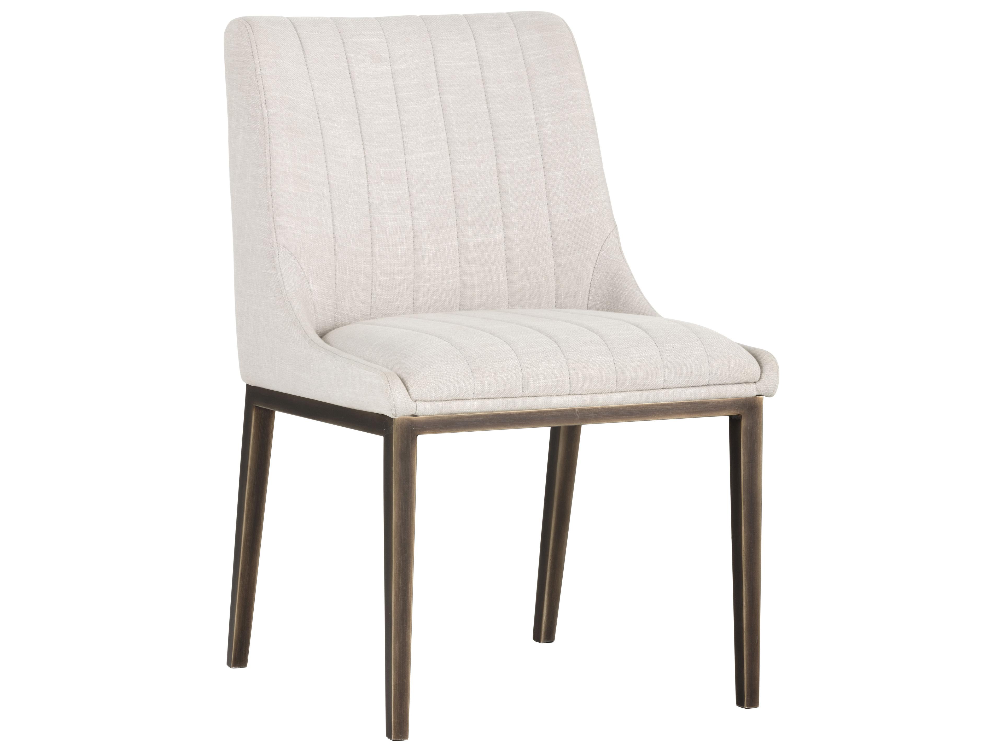 Sunpan Irongate Halden Dining Chair Beige Linen